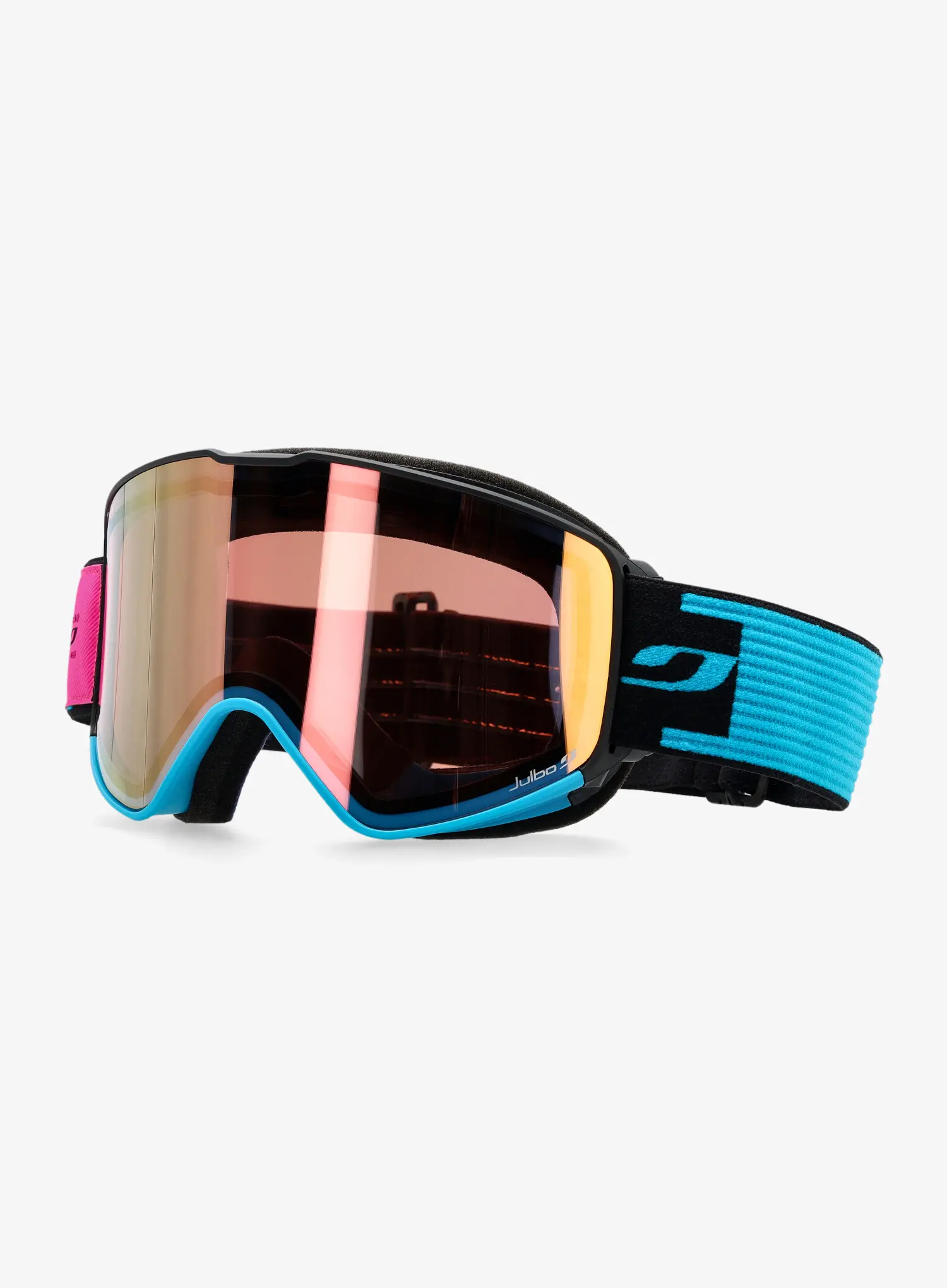 Lyžařské brýle Julbo Cyrius - REACTIV 1-3 Glare Control - dark gray/blue/pink flash