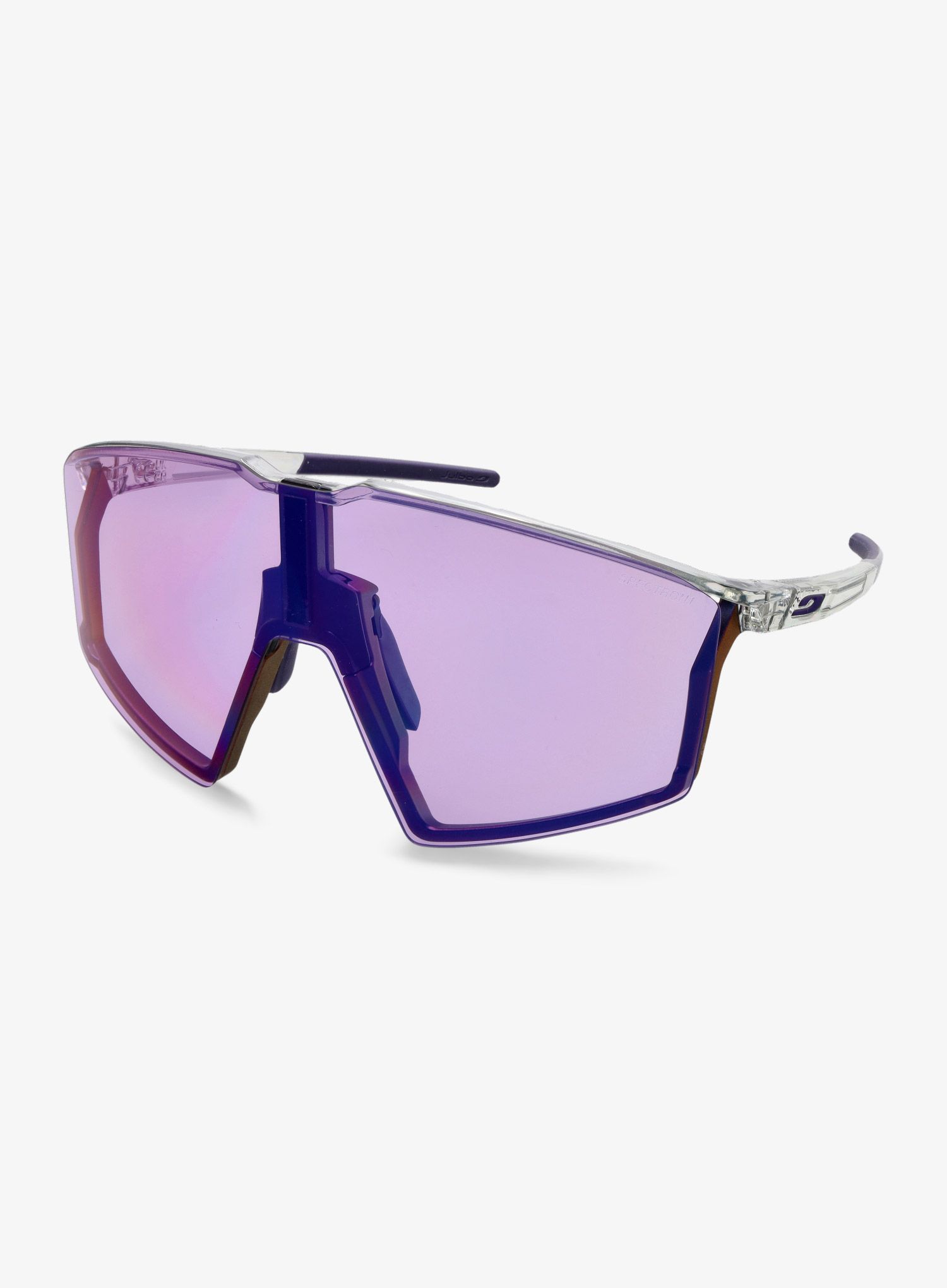 Cyklistické brýle Julbo Edge - Spectron 1 - translucent gray/purple