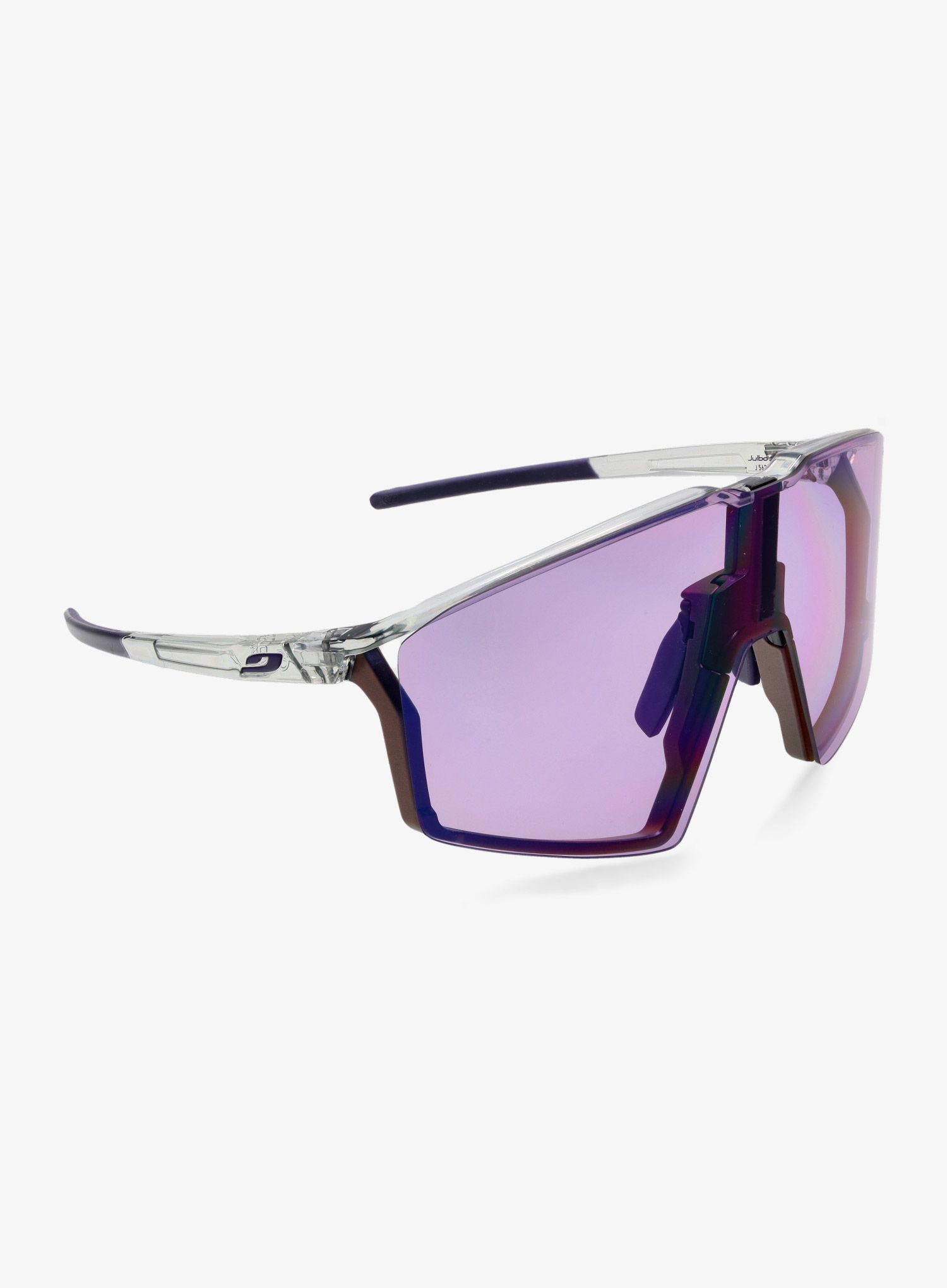 Cyklistické brýle Julbo Edge - Spectron 1 - translucent gray/purple