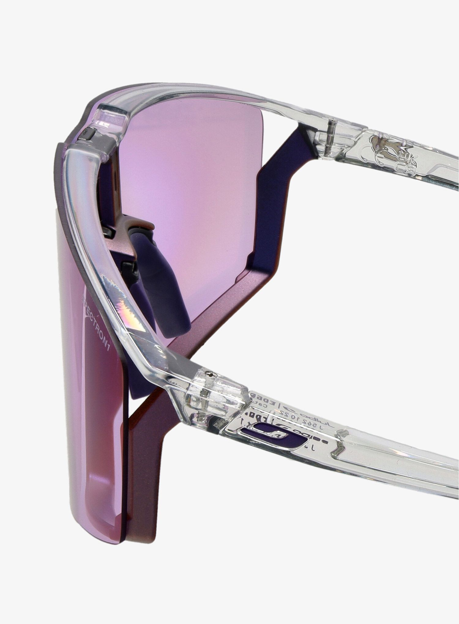 Cyklistické brýle Julbo Edge - Spectron 1 - translucent gray/purple