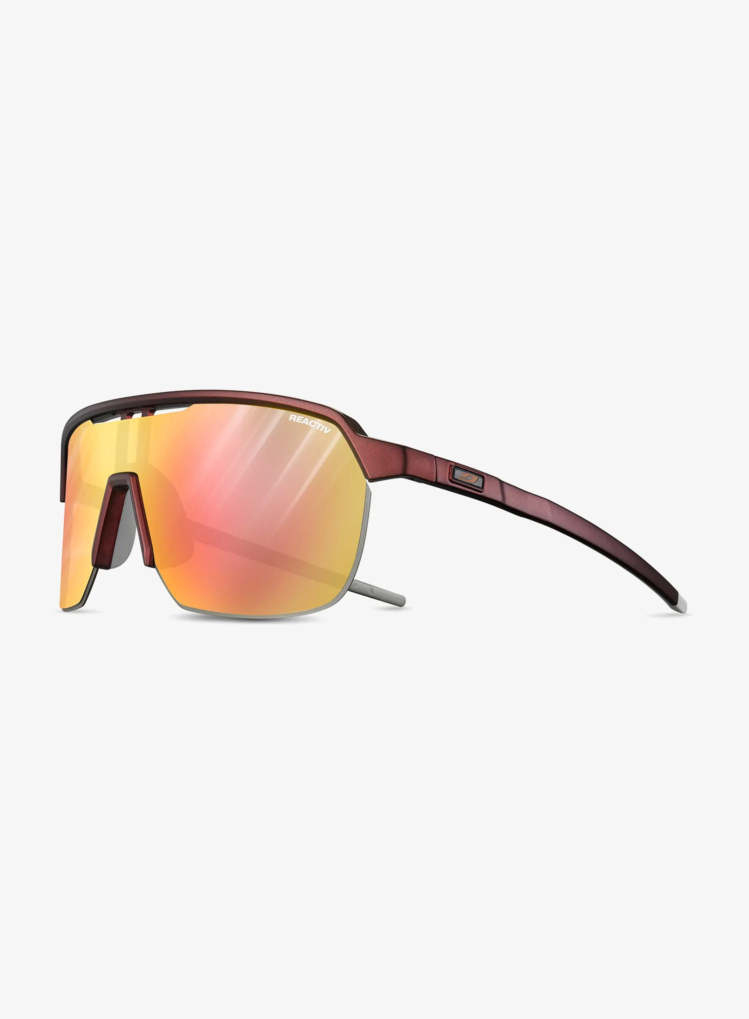Sluneční brýle Julbo Frequency - REACTIV 1-3 LA - burgundy/light grey
