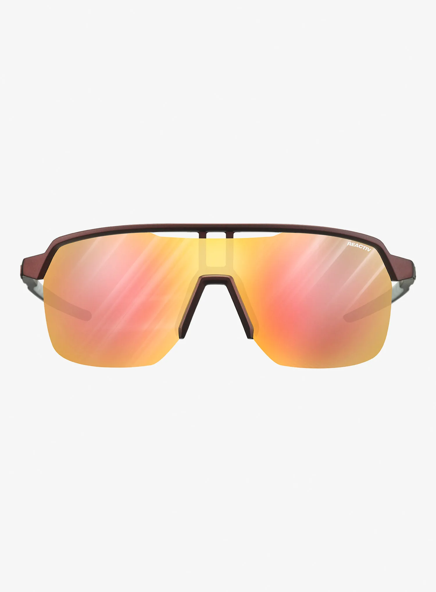 Sluneční brýle Julbo Frequency - REACTIV 1-3 LA - burgundy/light grey