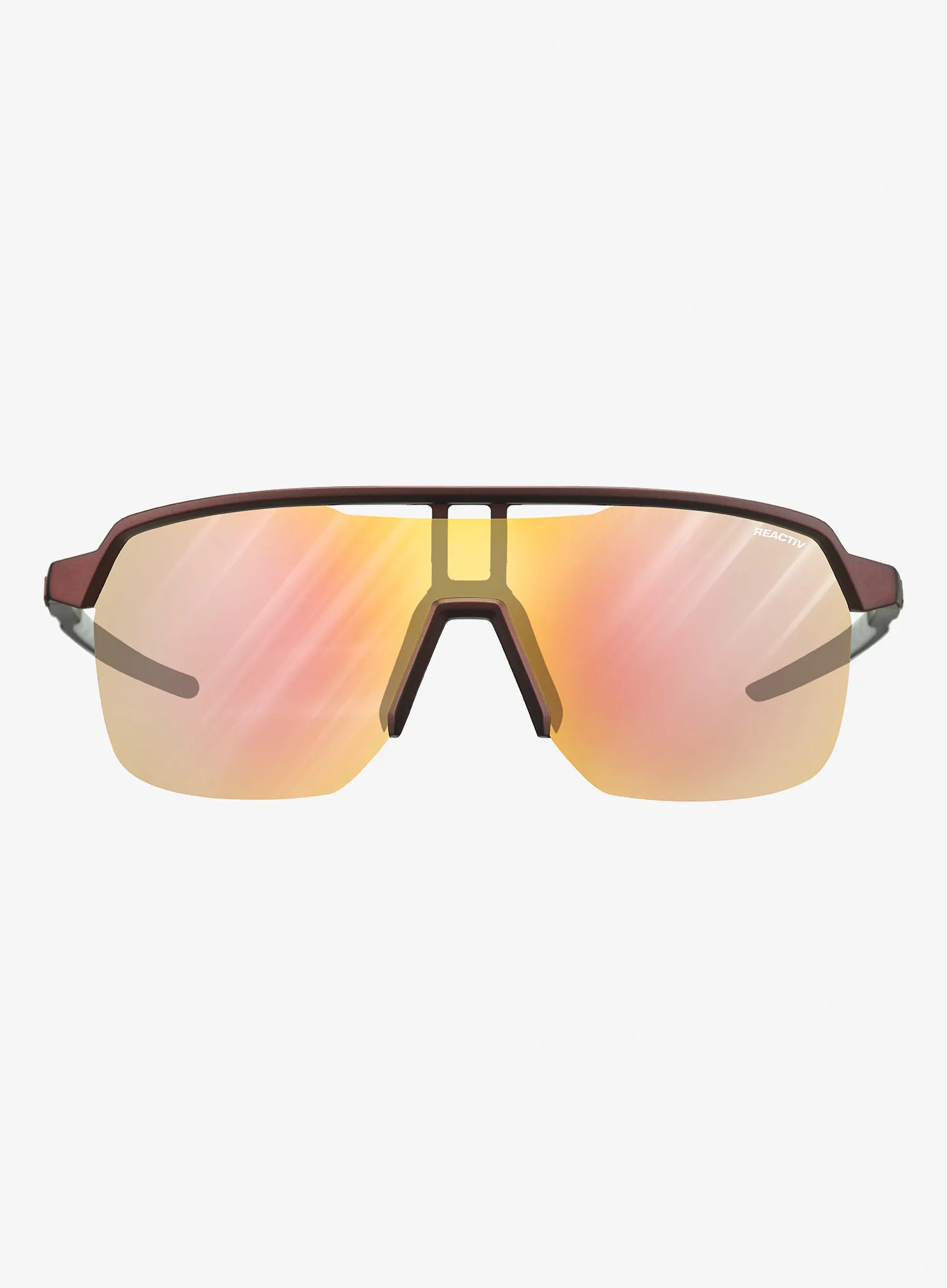 Sluneční brýle Julbo Frequency - REACTIV 1-3 LA - burgundy/light grey