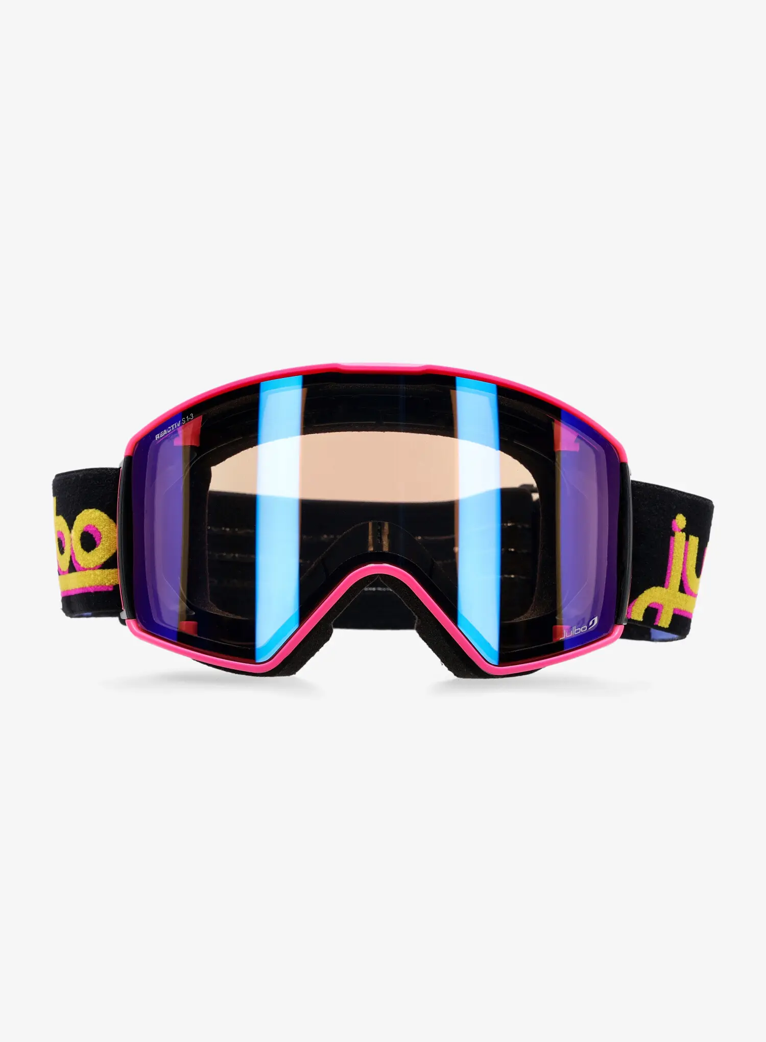 Lyžařské brýle Julbo Launcher - REACTIV 1-3 High Contrast - pink/black/blue flash