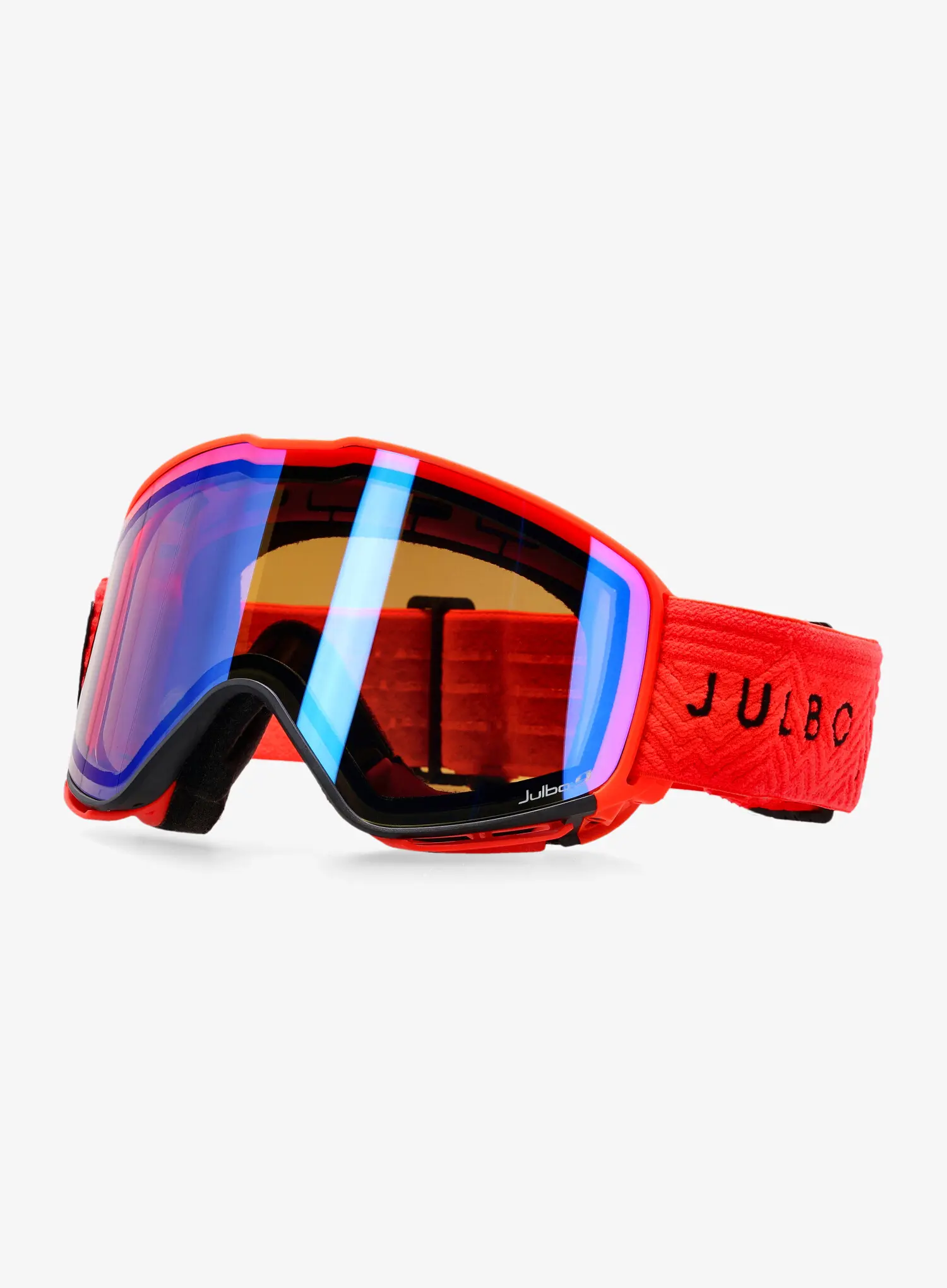 Lyžařské brýle Julbo Quickshift - REACTIV 2-4 Polarized - red/blue flash