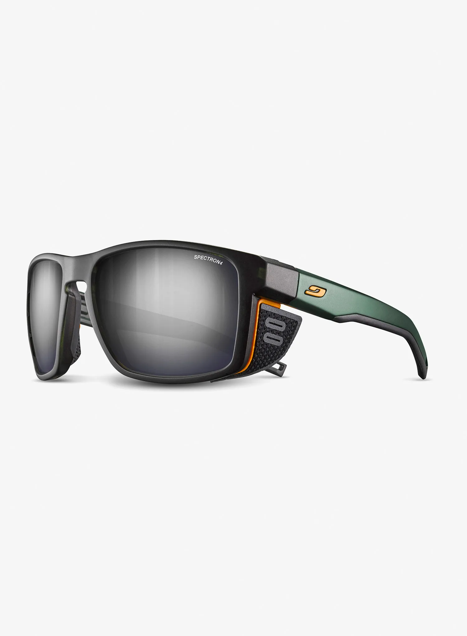 Ledovcové brýle Julbo Shield - Spectron 4 - translu dark green/orange