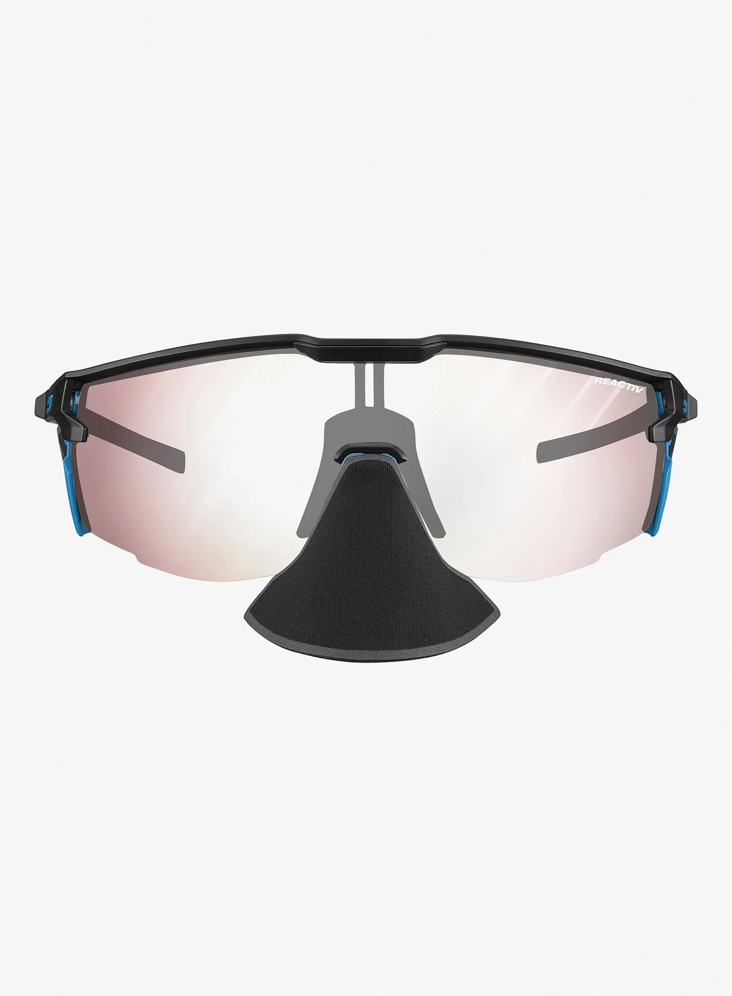 Brýle na hory Julbo Ultimate Cover - REACTIV 0-3 HC - black/blue