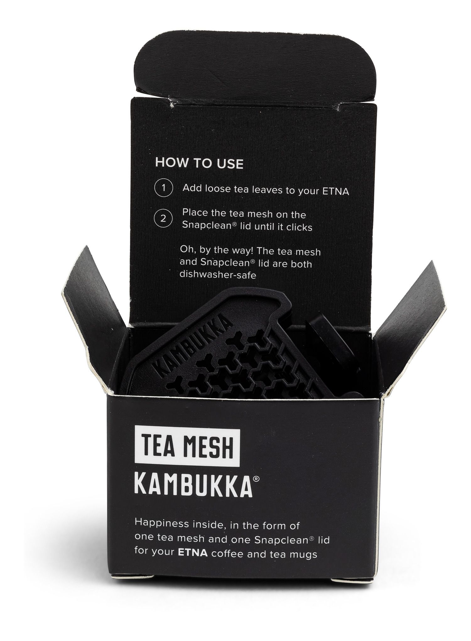 Vařič na čaj Kambukka Tea Mesh - black