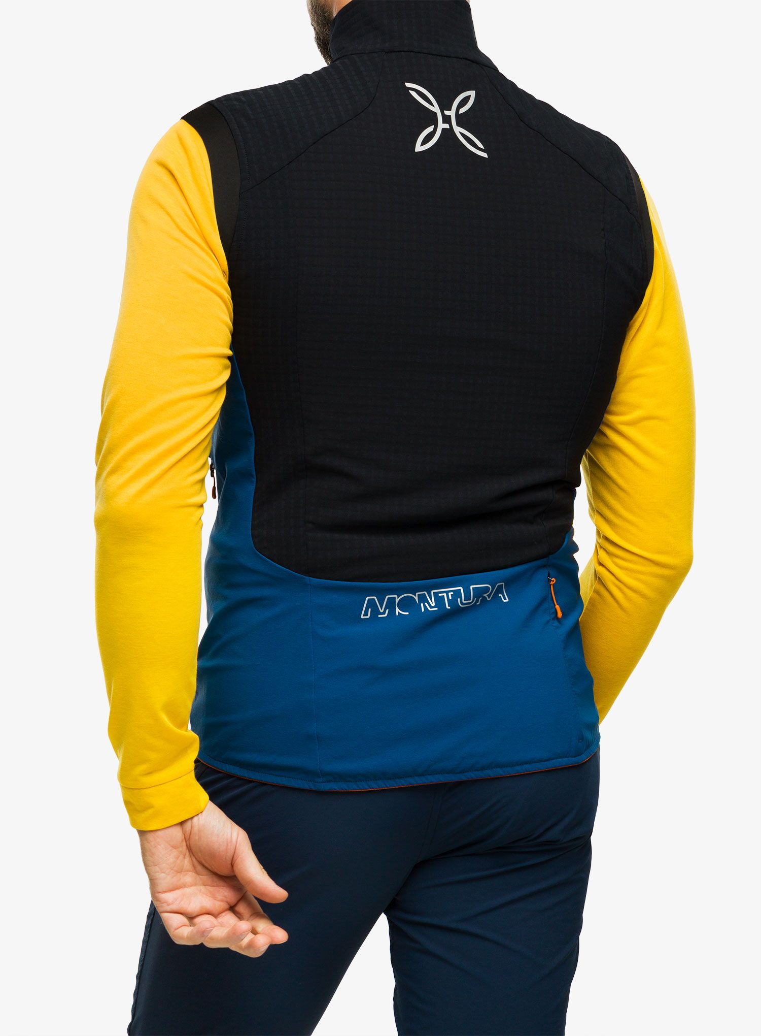 Vesta Montura Ski Style Vest - deep blue/mandarine