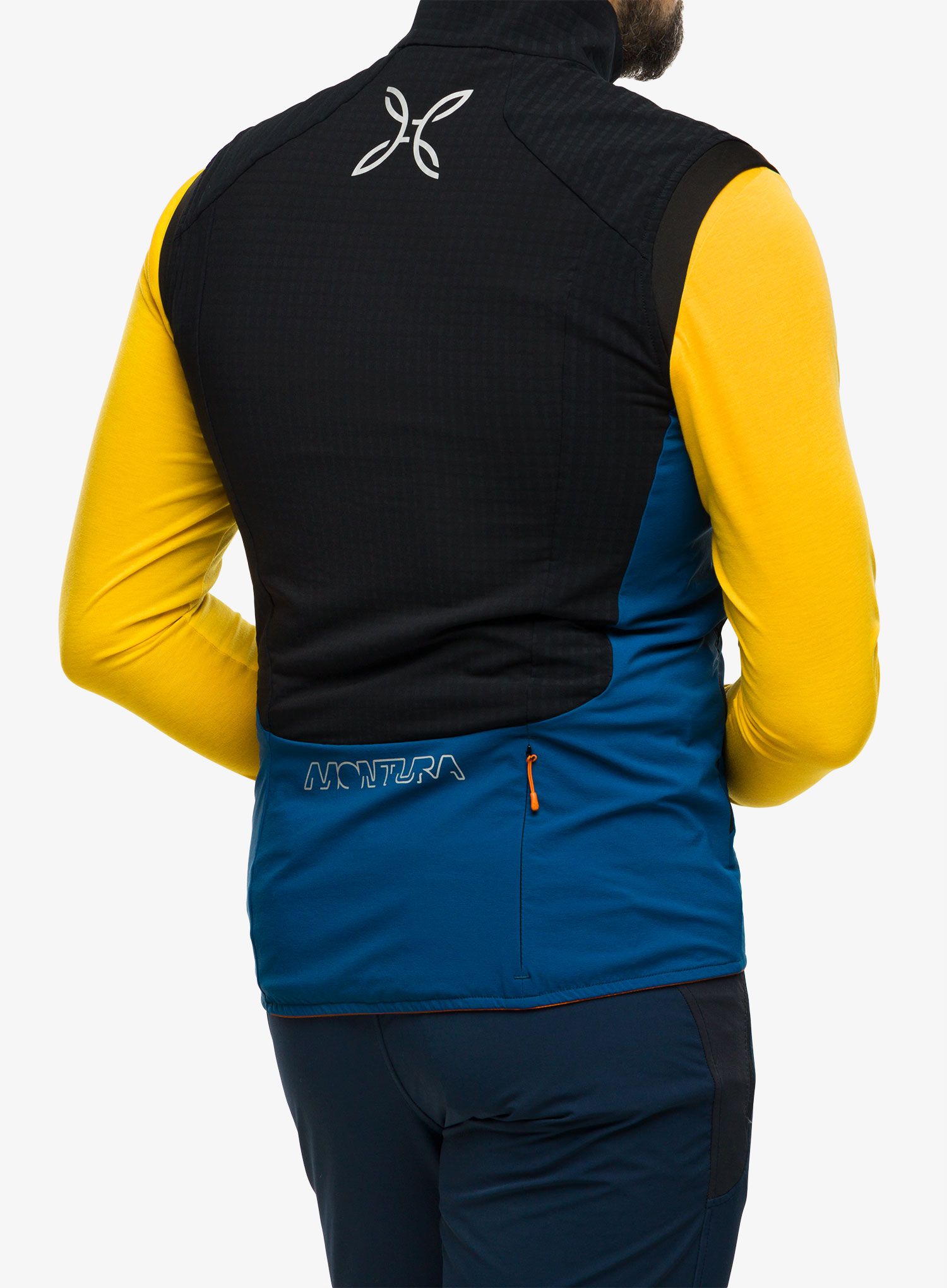 Vesta Montura Ski Style Vest - deep blue/mandarine