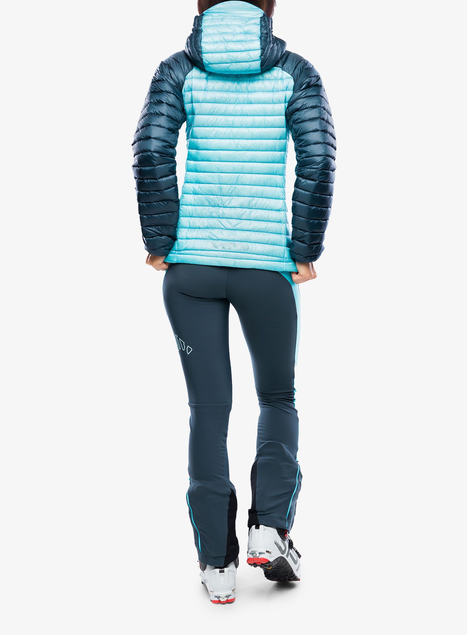 Dámská péřová bunda Karpos Alagna Down Jacket - blue atoll/midnight