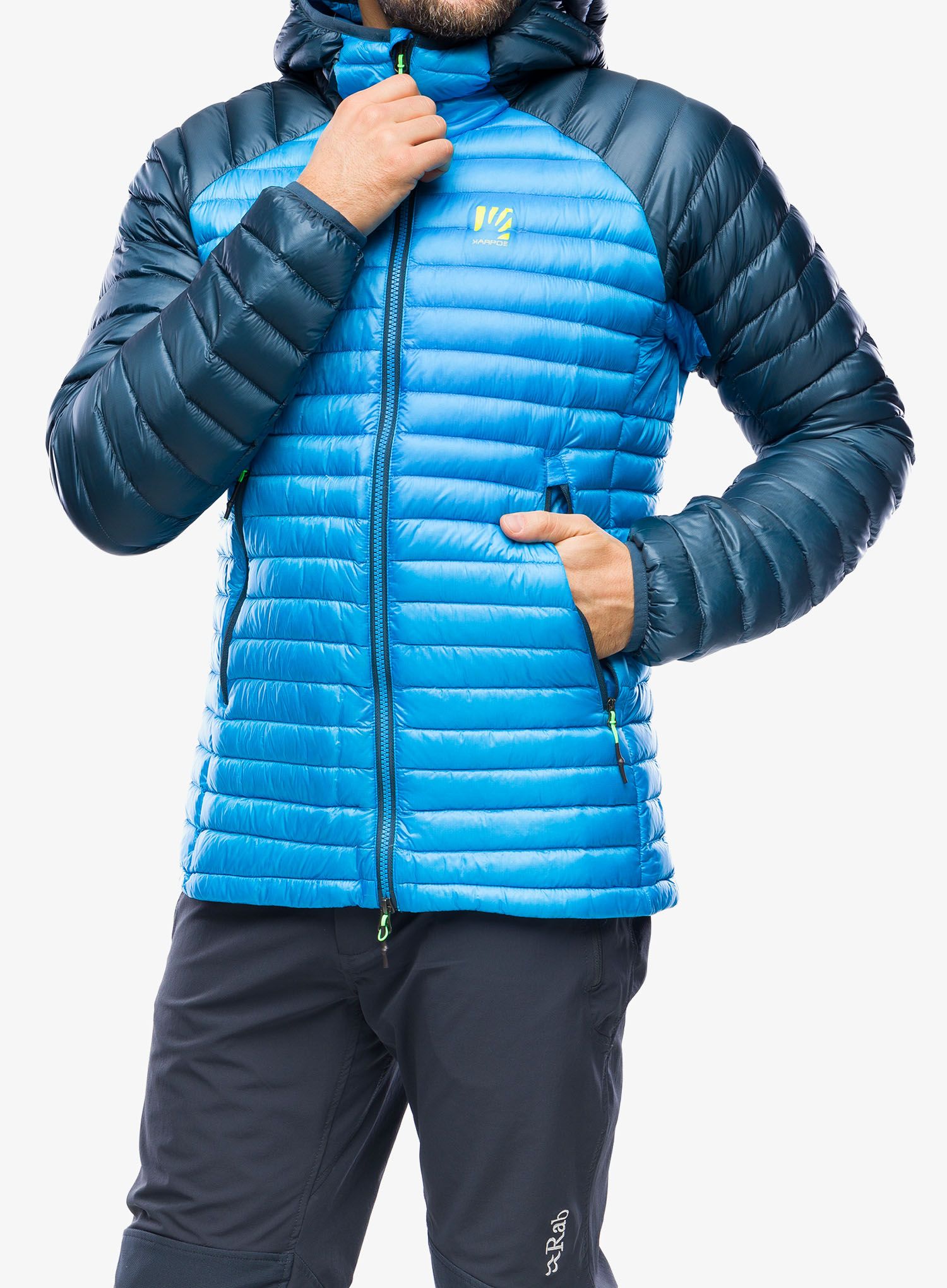 Péřová bunda Karpos Alagna Down Jacket - diva blue/midnight
