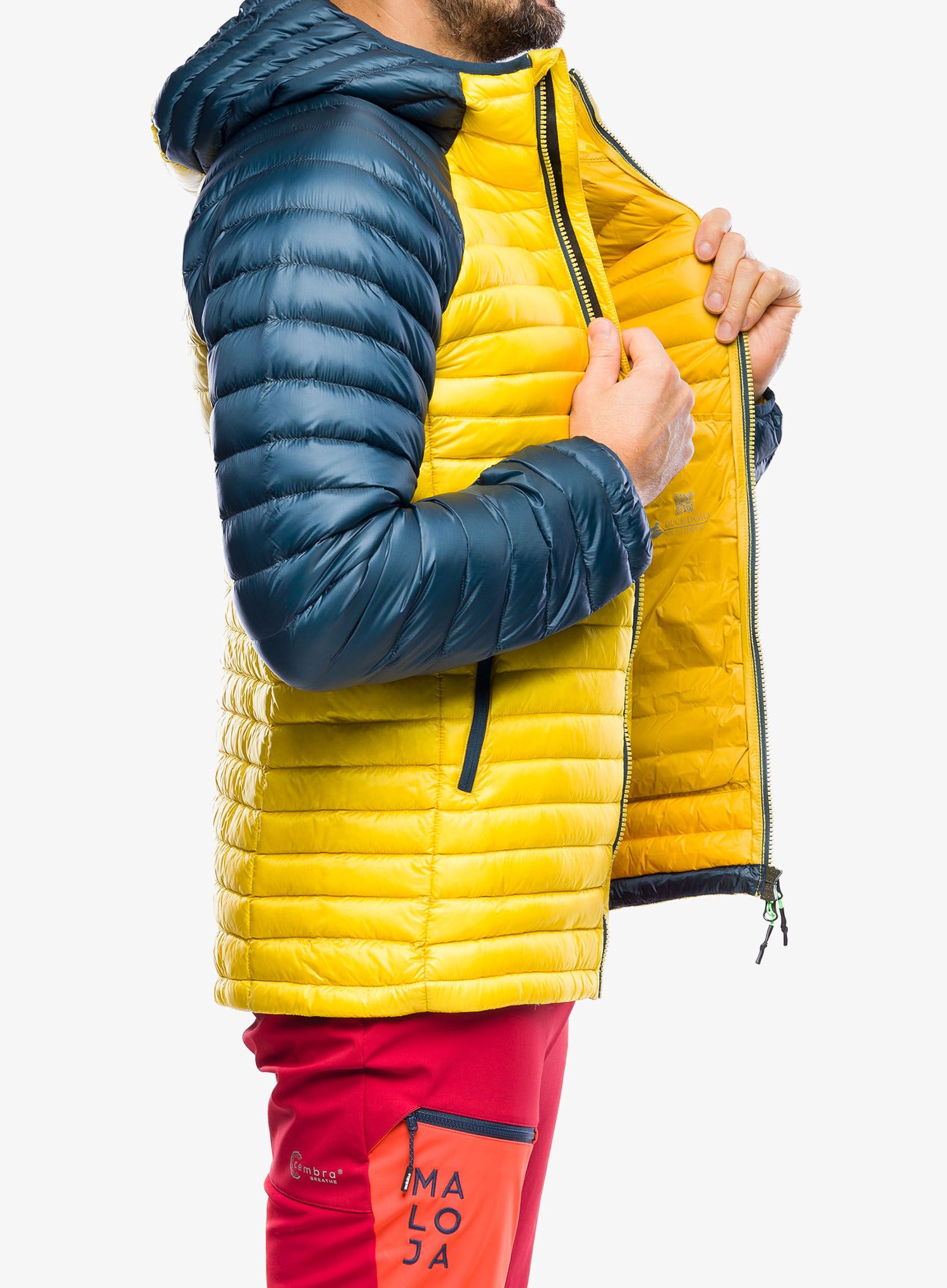 Péřová bunda Karpos Alagna Down Jacket - sulphur/midnight