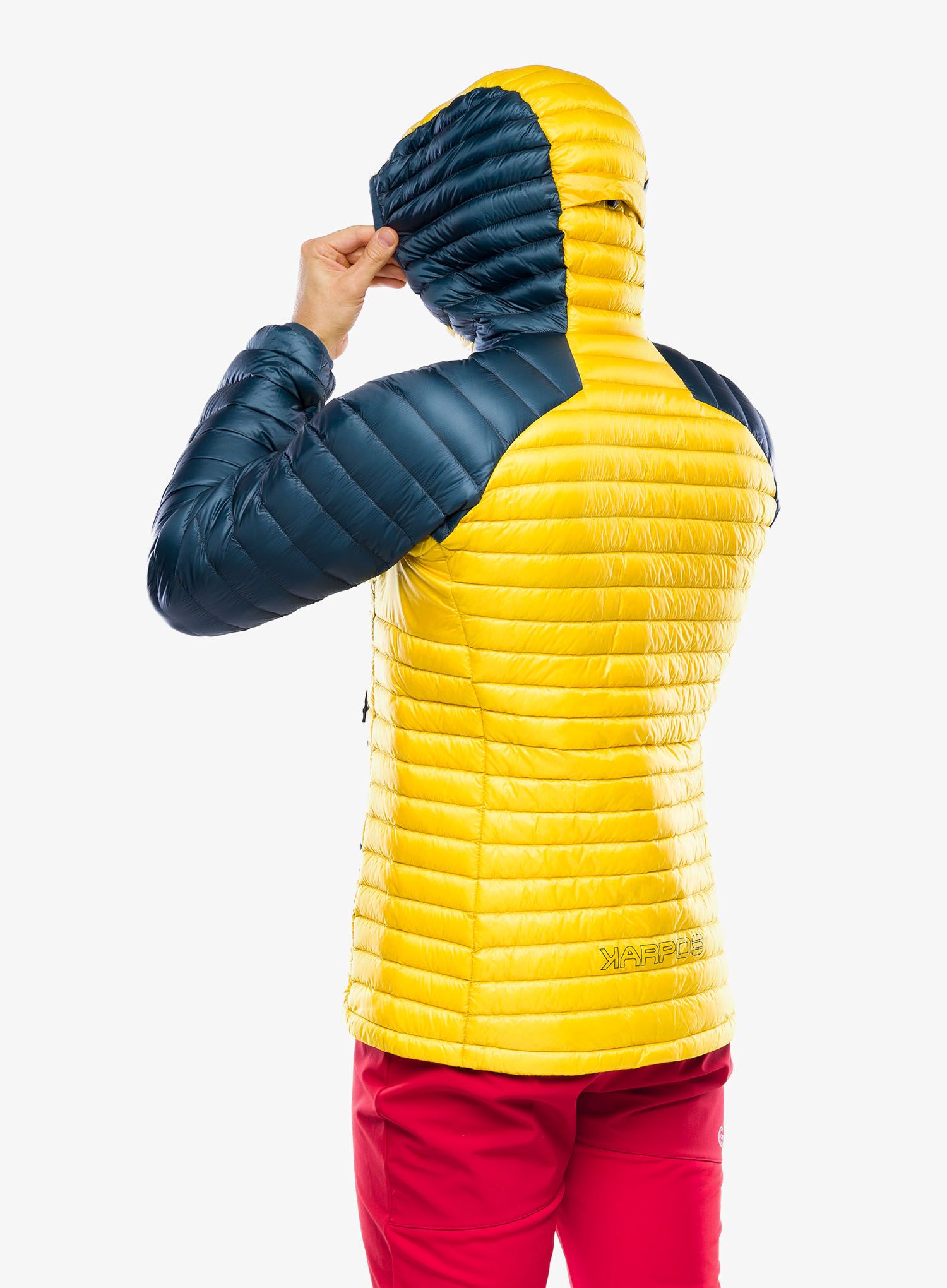Péřová bunda Karpos Alagna Down Jacket - sulphur/midnight