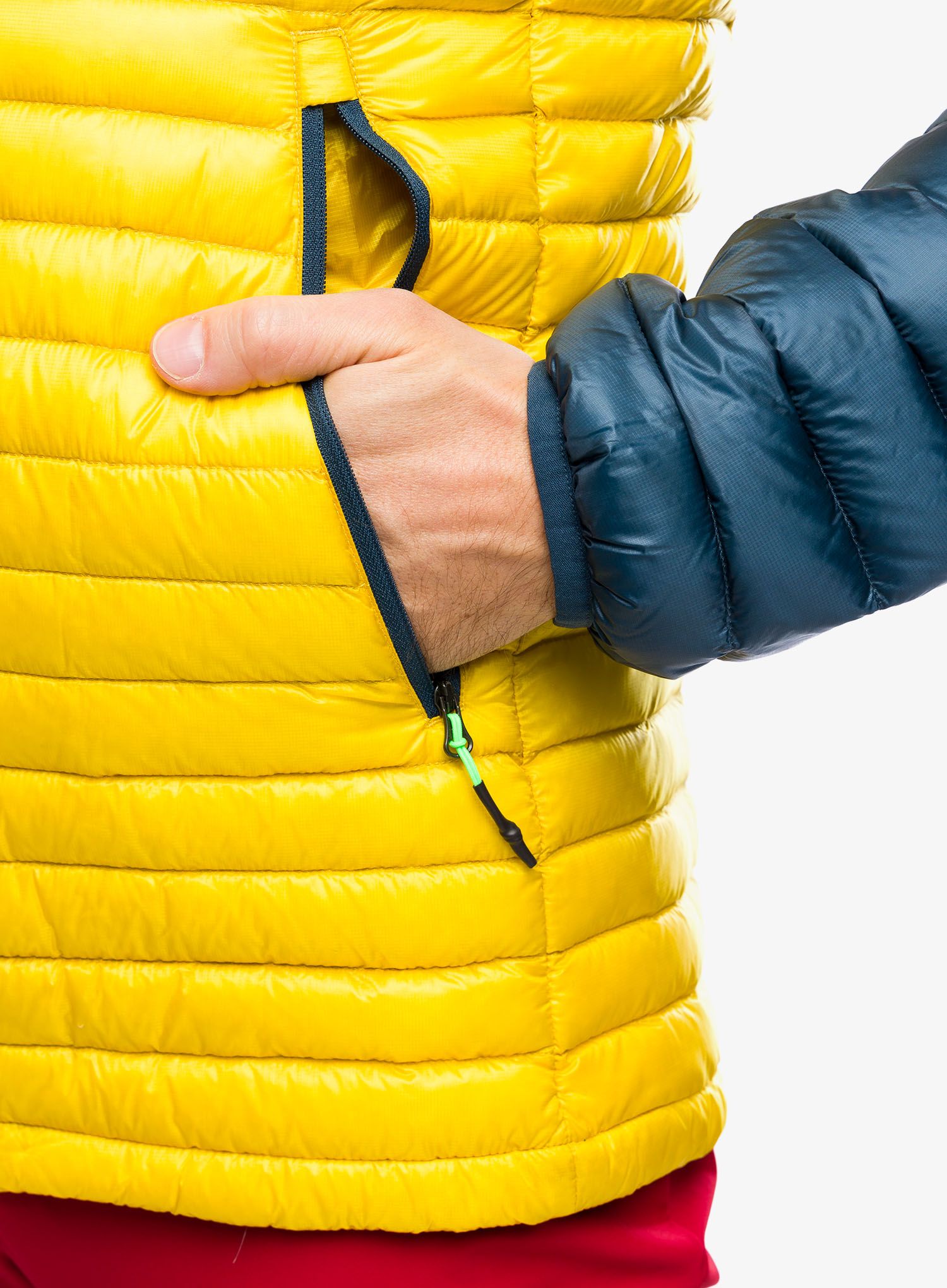 Péřová bunda Karpos Alagna Down Jacket - sulphur/midnight