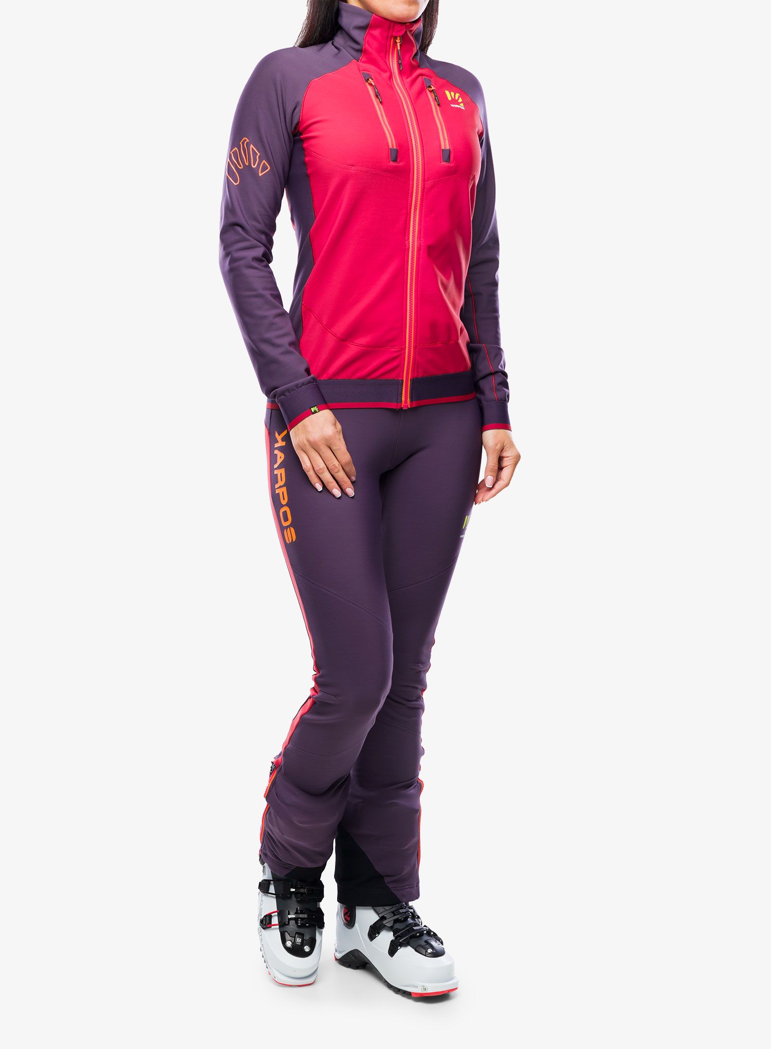 Damska bunda na skialpy Karpos Alagna Evo Jacket - granita/grape