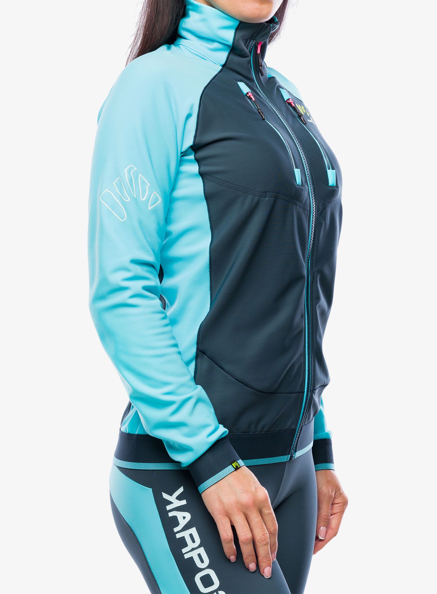 Damska bunda na skialpy Karpos Alagna Evo Jacket - midnight/blue atoll