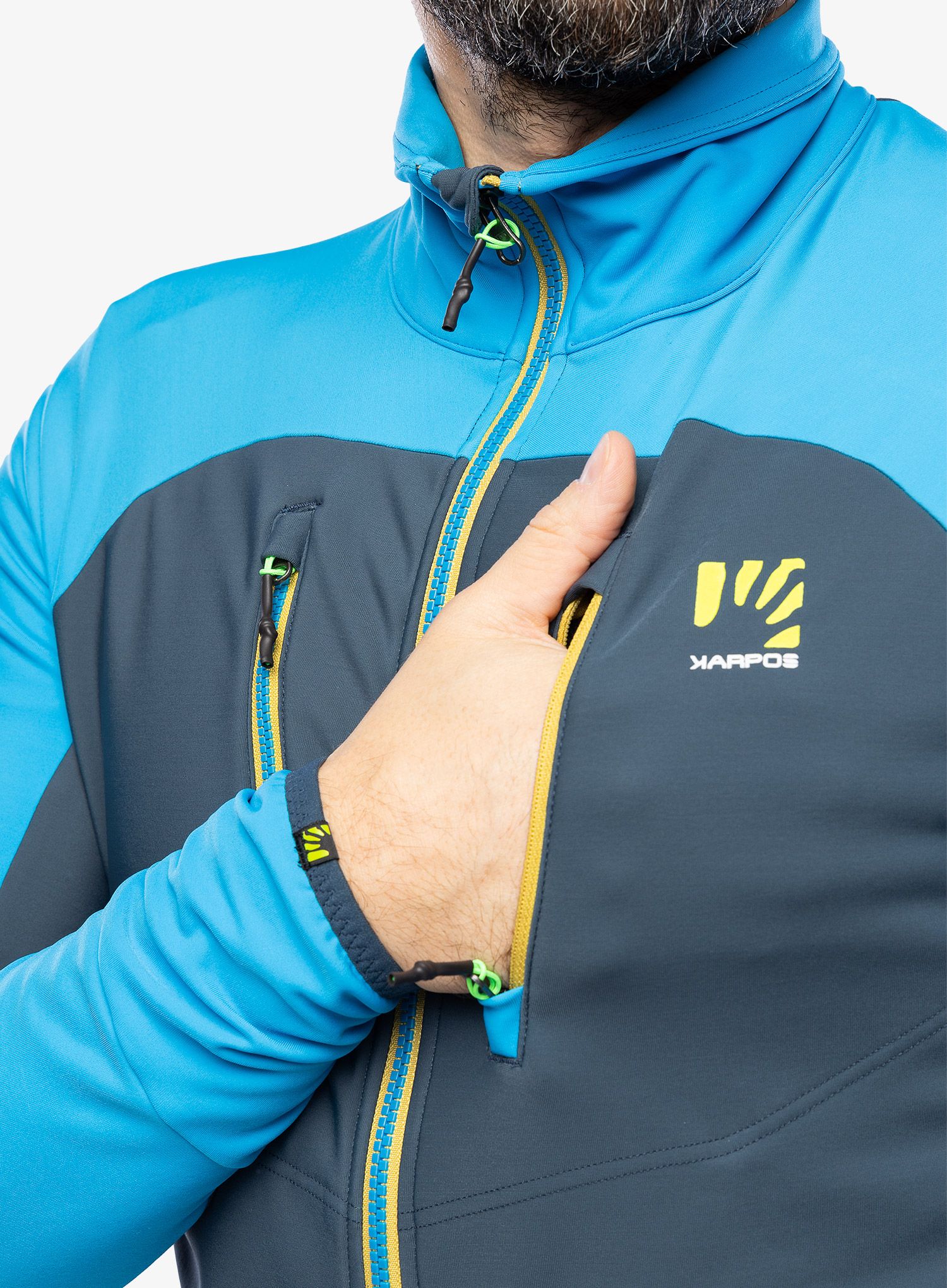 Bunda na skialpinismus Karpos Alagna Evo Jacket - midnight/diva blue