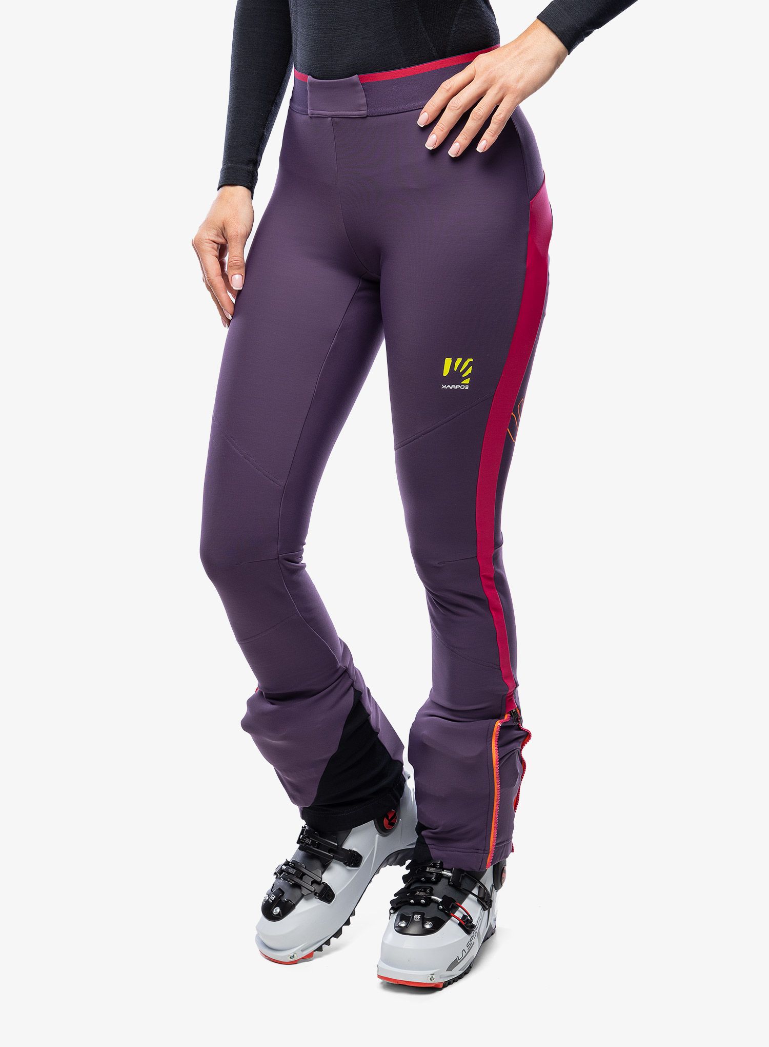 Skialpové kalhoty dámské Karpos Alagna Evo Pant - grape/granita