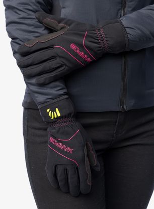 Rukavice na hory Karpos Alagna Glove - black/cabaret