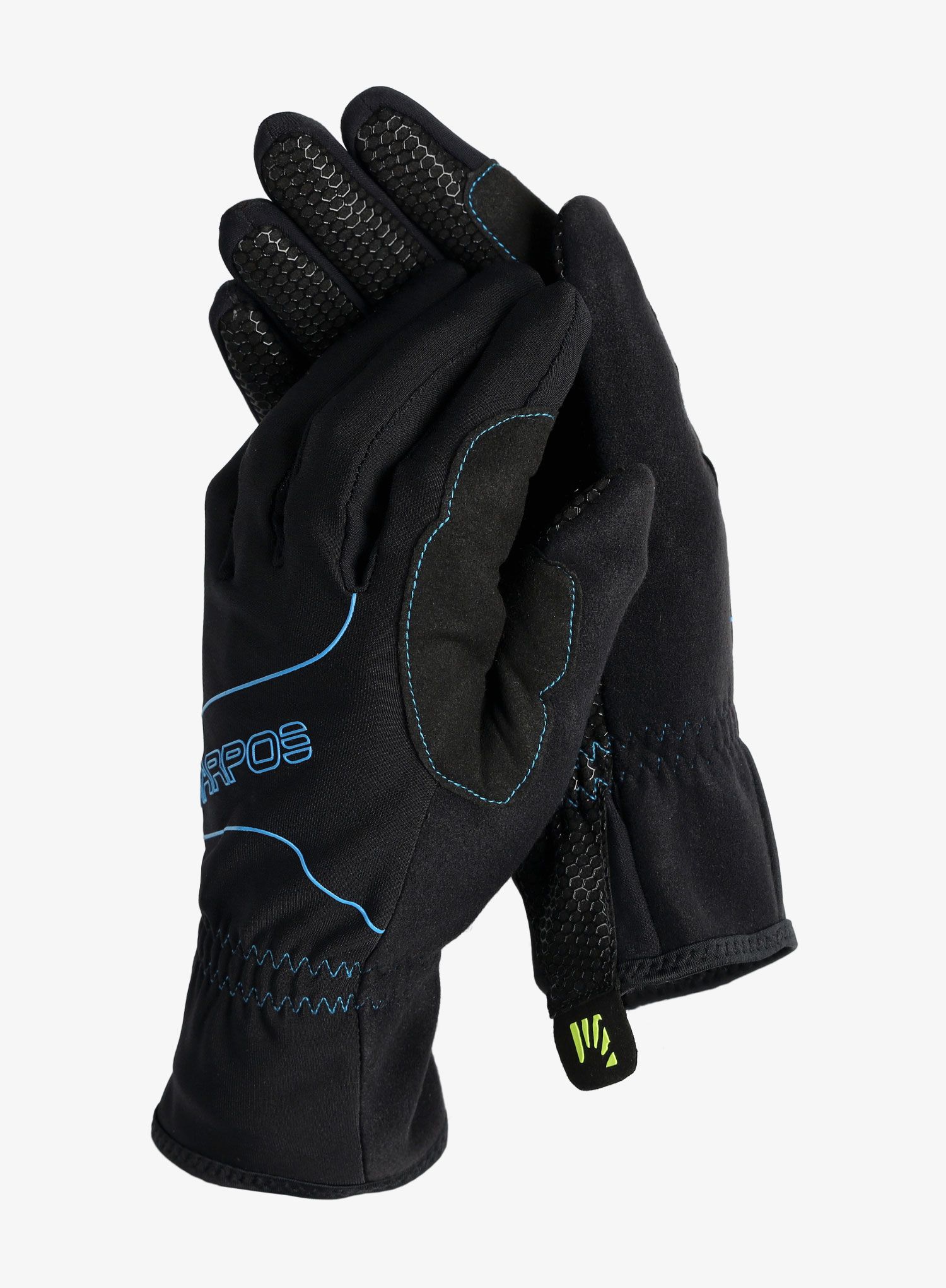 Skialpové rukavice Karpos Alagna Glove - black/diva blue