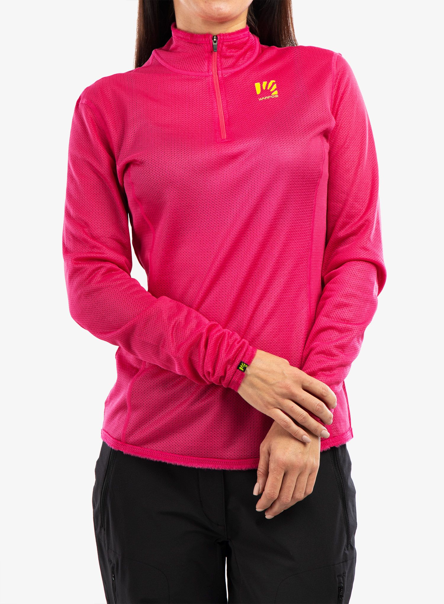 Dámská halenka Karpos Alagna Half Zip Light Fleece - cabaret