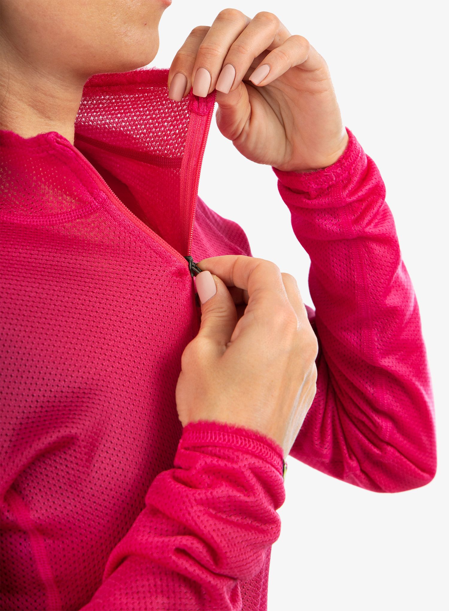 Dámská halenka Karpos Alagna Half Zip Light Fleece - cabaret