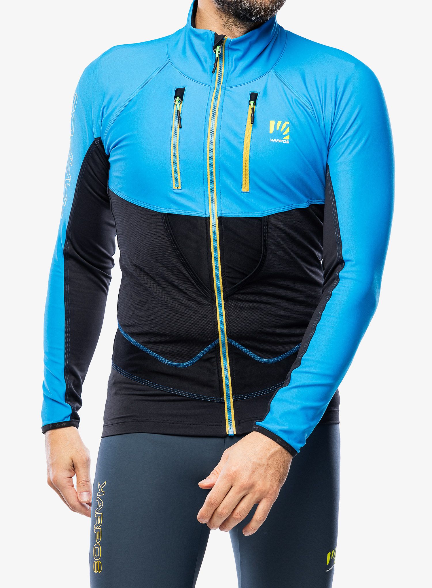 Softshellová bunda Karpos Alagna Lite Jacket - diva blue/black