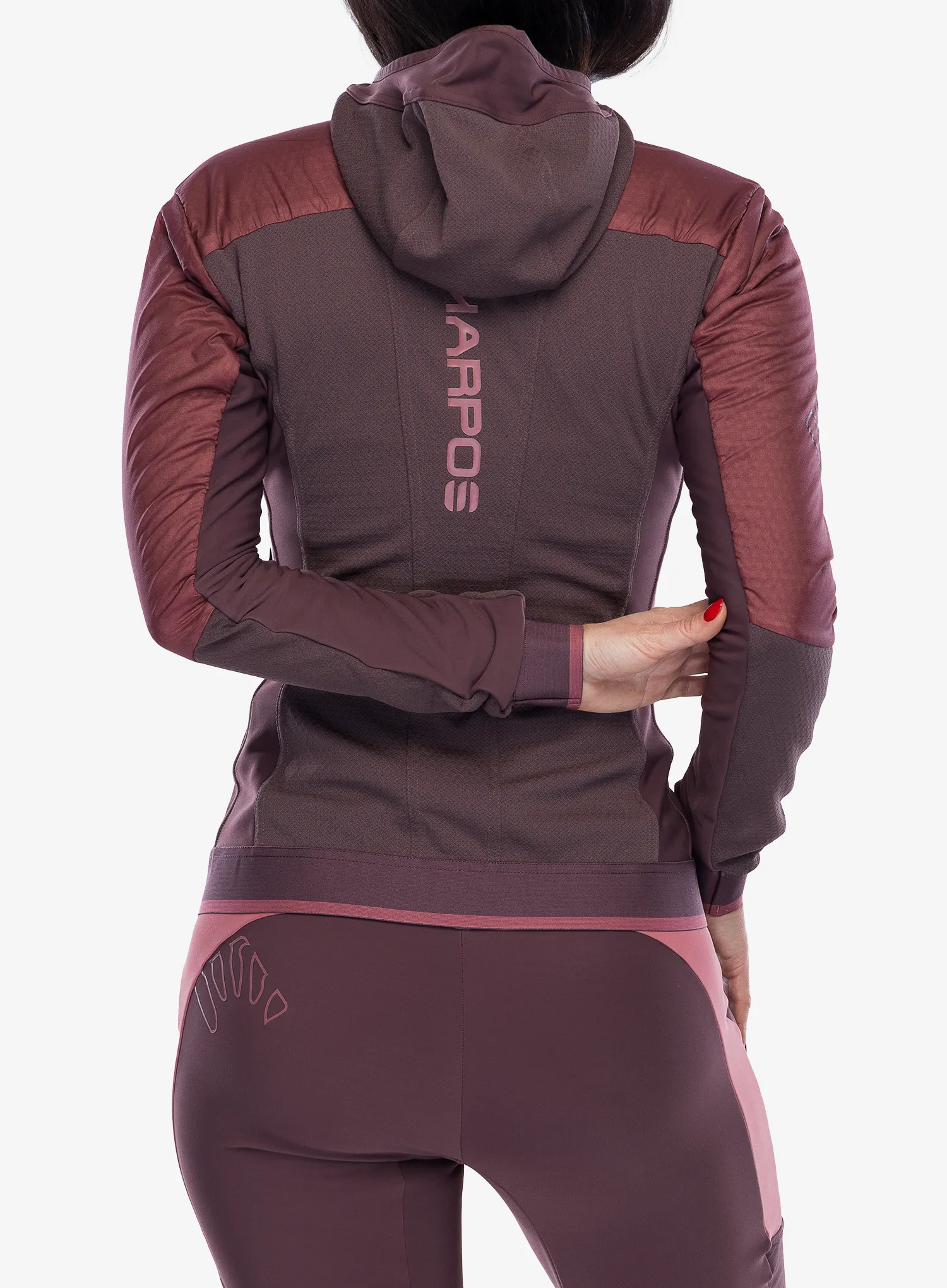 Damska bunda na skialpy Karpos Alagna Plus Evo Jacket - deco rose/huckleberry