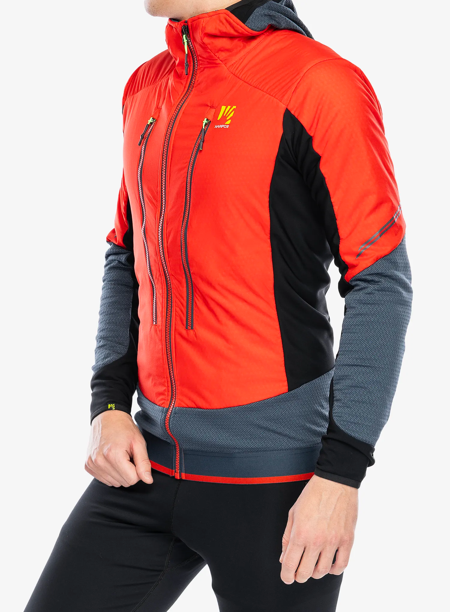 Bunda na skialpinismus Karpos Alagna Plus Evo Jacket - fiery red/midnight