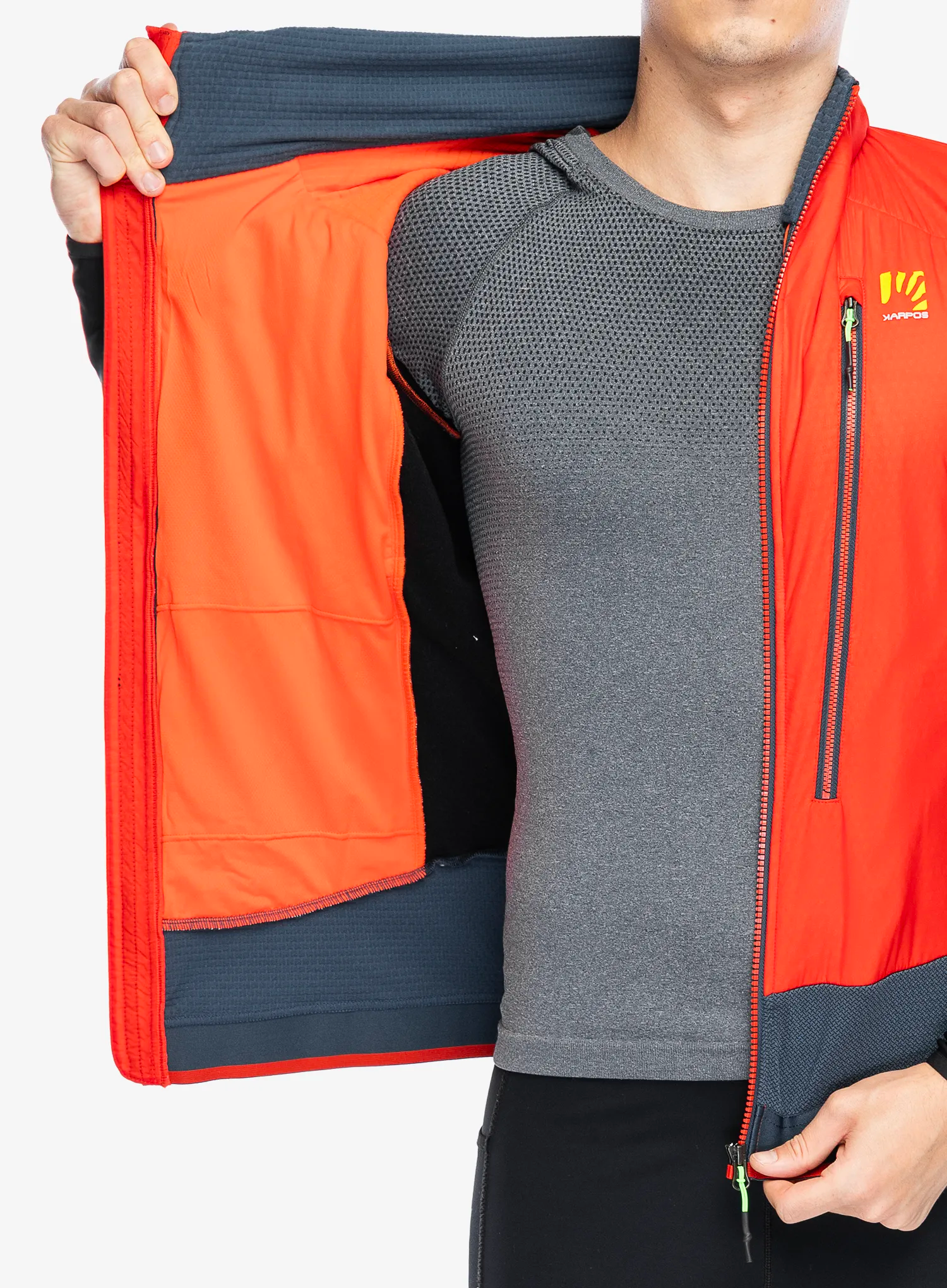 Bunda na skialpinismus Karpos Alagna Plus Evo Jacket - fiery red/midnight