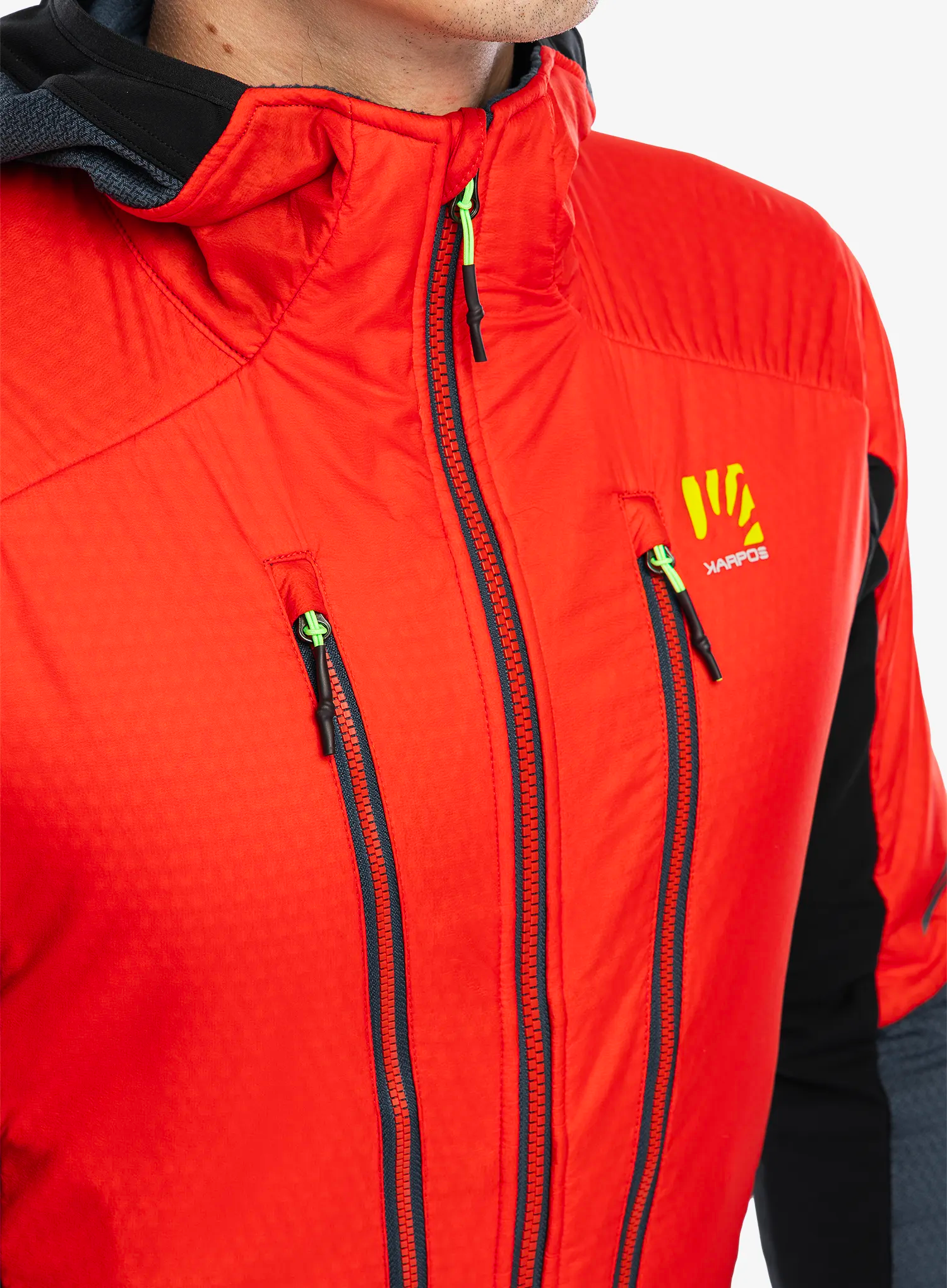 Bunda na skialpinismus Karpos Alagna Plus Evo Jacket - fiery red/midnight