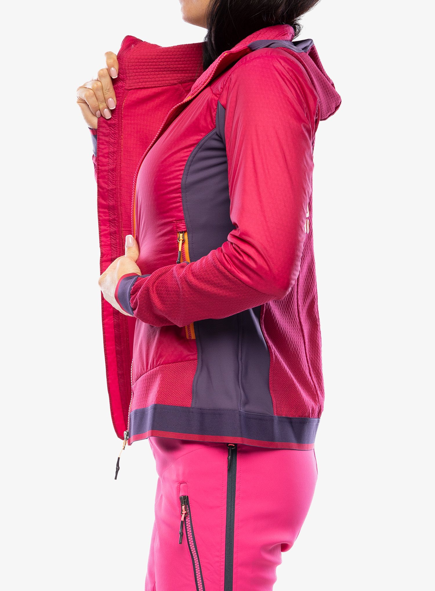 Damska bunda na skialpy Karpos Alagna Plus Evo Jacket - granita/grape