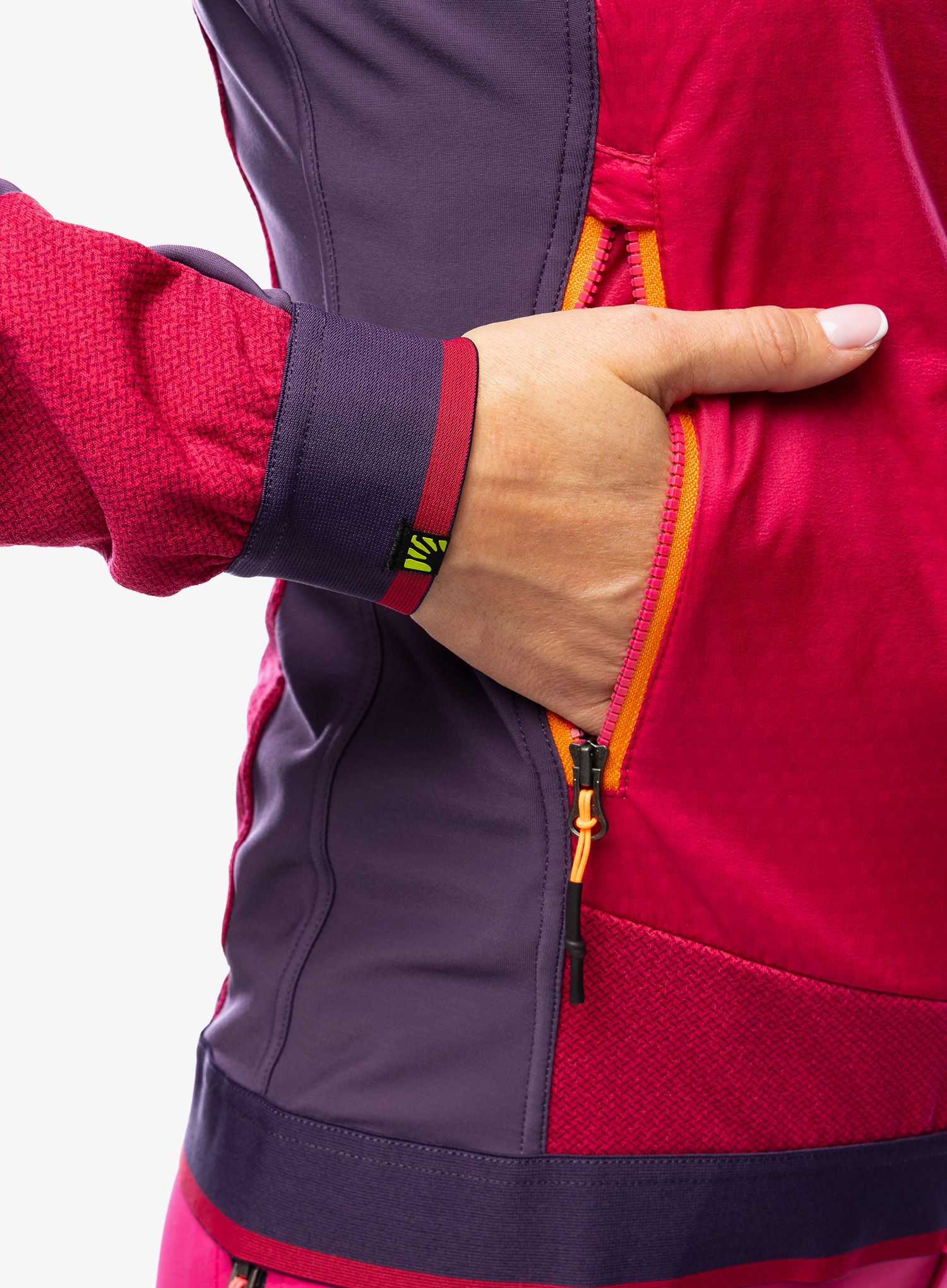 Damska bunda na skialpy Karpos Alagna Plus Evo Jacket - granita/grape
