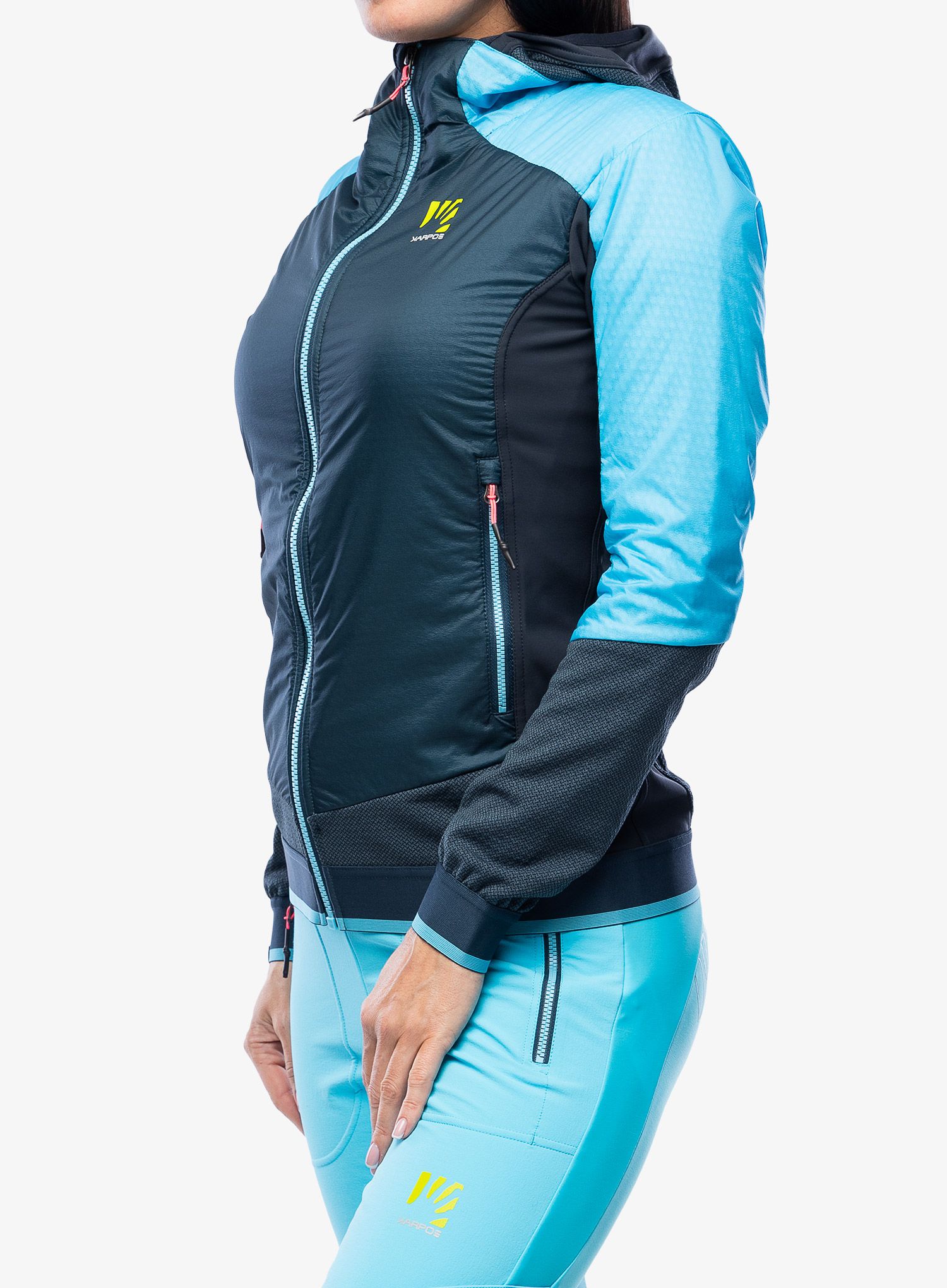 Damska bunda na skialpy Karpos Alagna Plus Evo Jacket - midnight/blue atoll