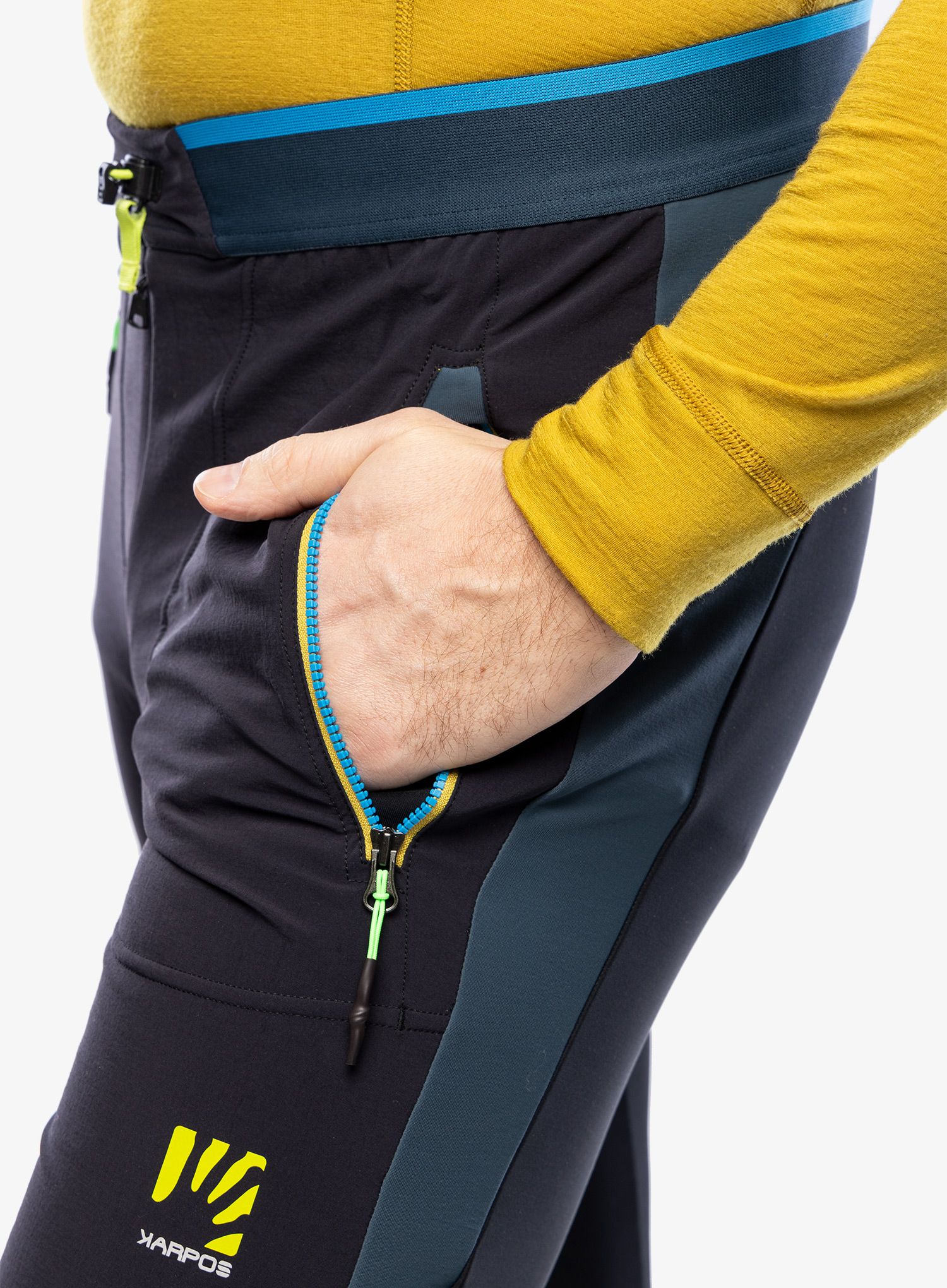 Skialpové kalhoty Karpos Alagna Plus Evo Pant - black/midnight