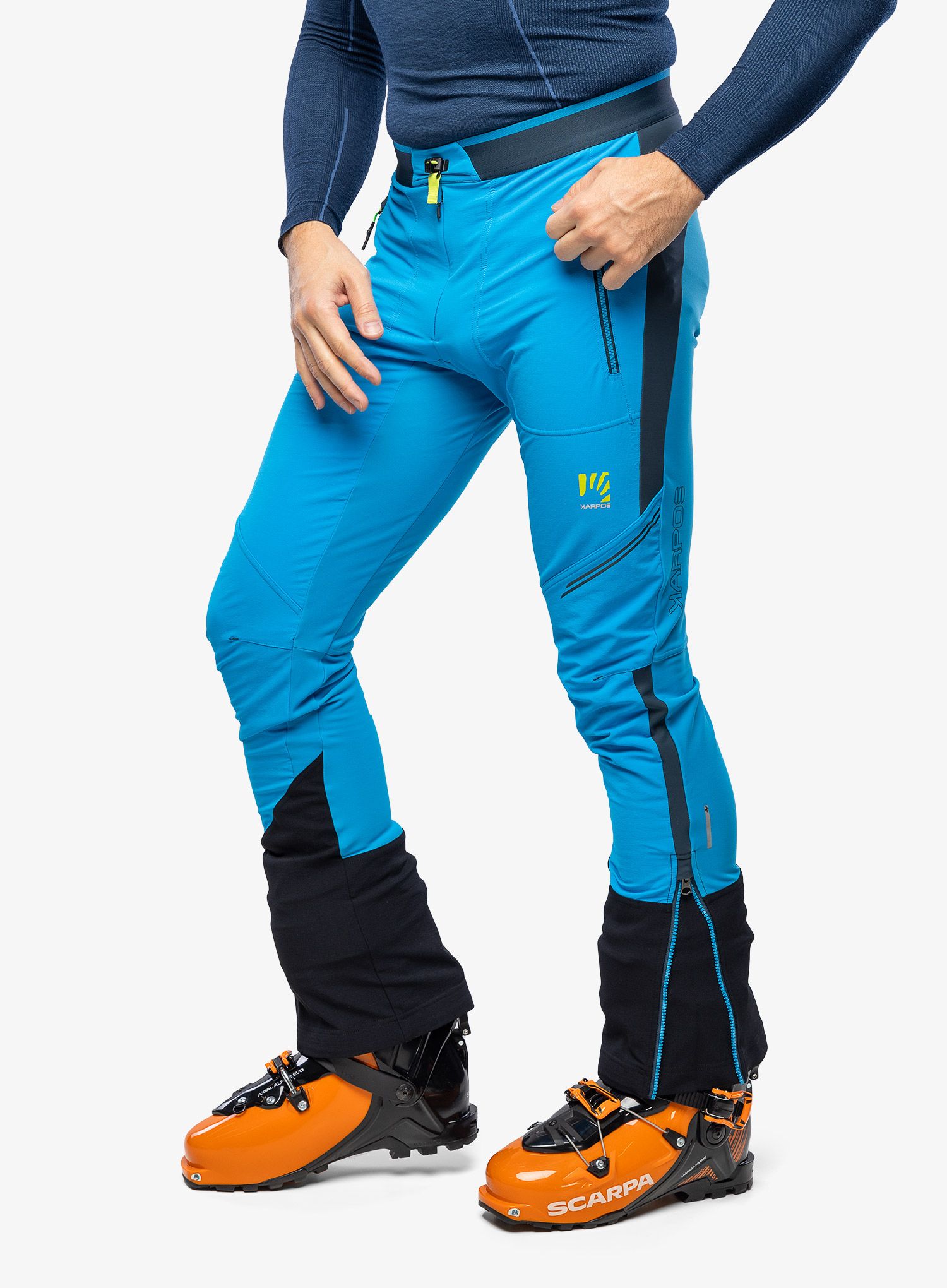 Skialpové kalhoty Karpos Alagna Plus Evo Pant - diva blue/midnight