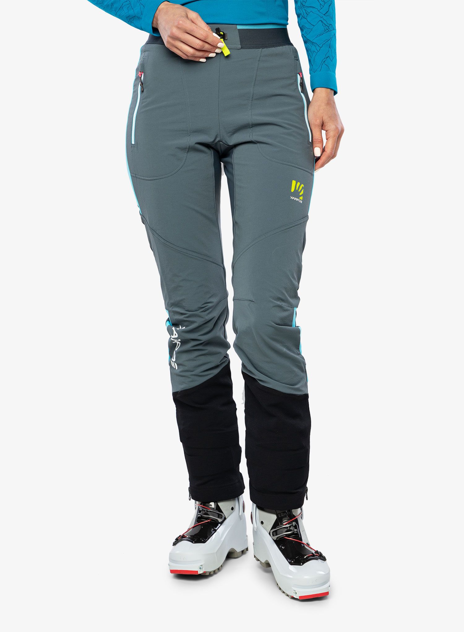 Dámské lyžařské kalhoty Karpos Alagna Plus Evo Pant - slate/blue