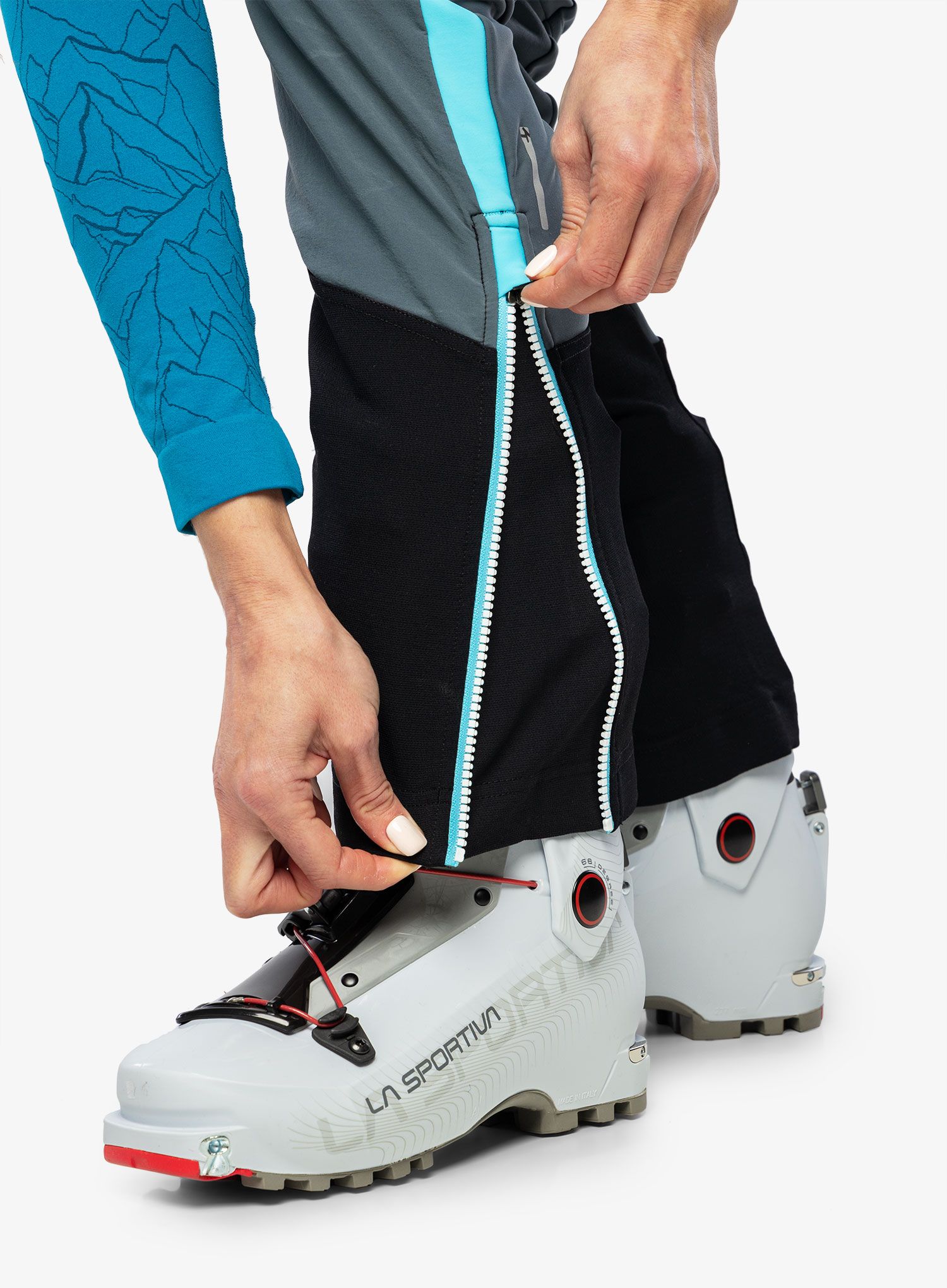 Dámské lyžařské kalhoty Karpos Alagna Plus Evo Pant - slate/blue