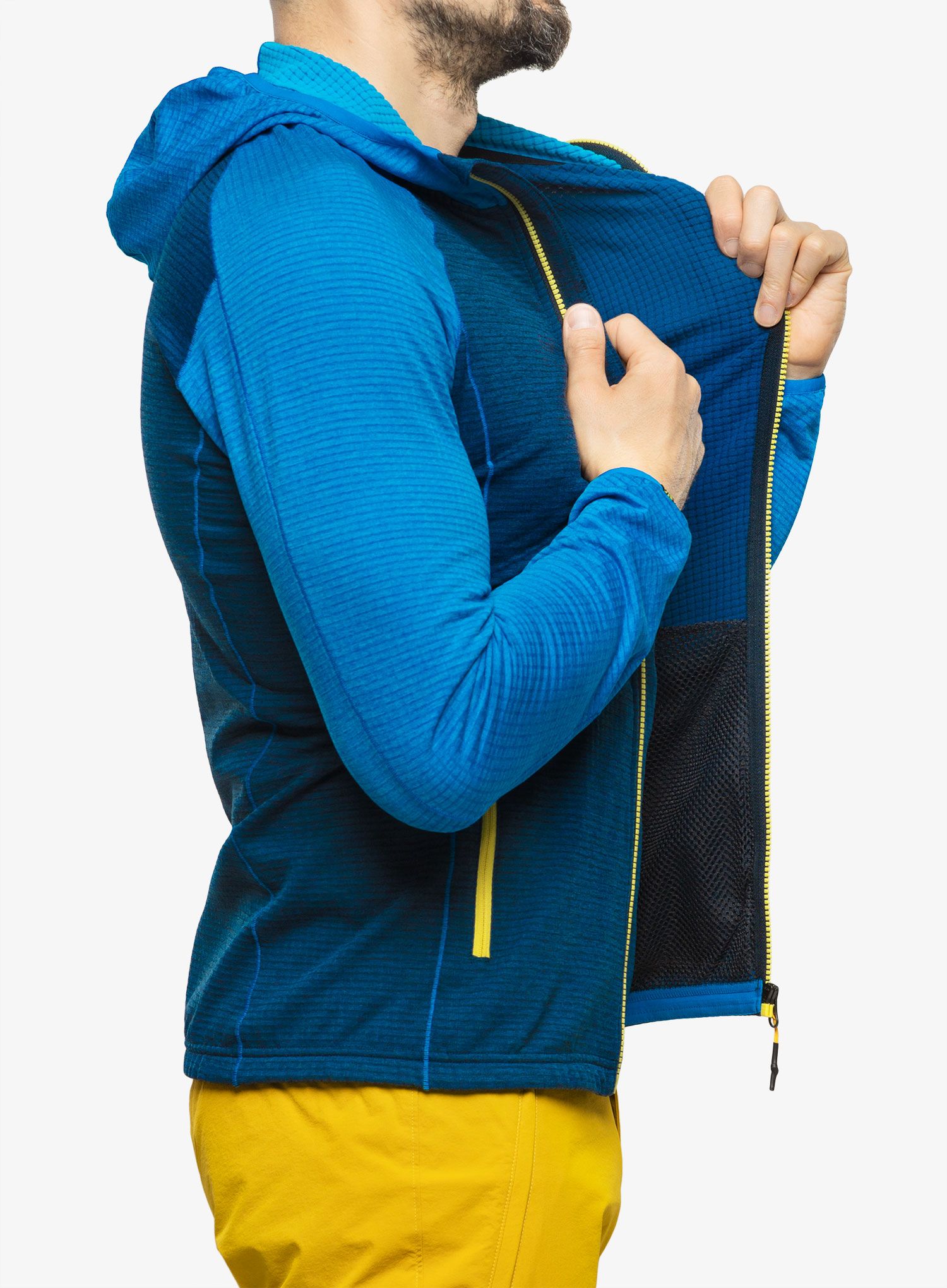 Rozepínací mikina Karpos Ambrizzola Full-Zip Hoodie - outer space/indigo bunting