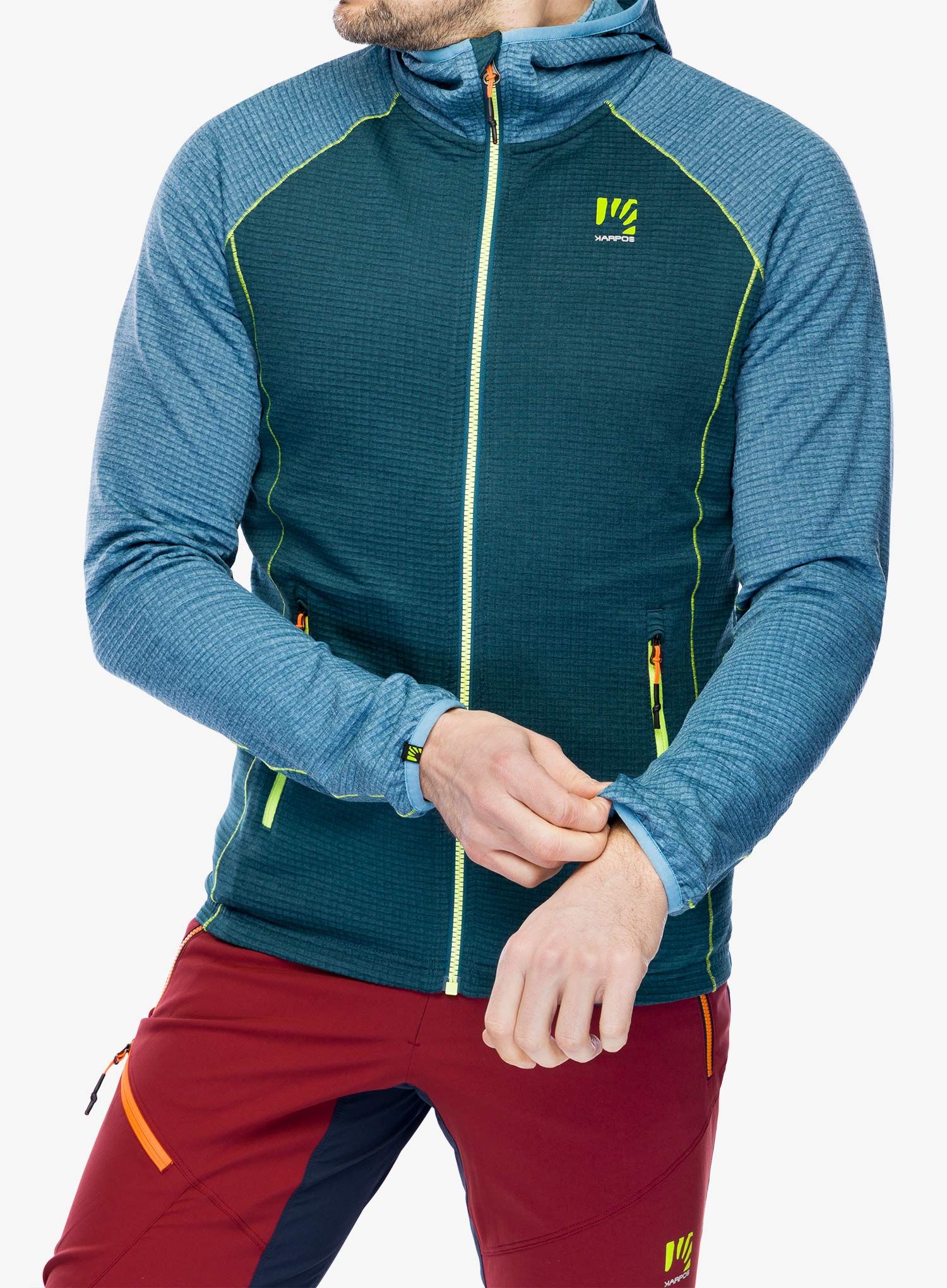 Mikina s kapucí Karpos Ambrizzola Full-Zip Hoodie - stargazer/niagara