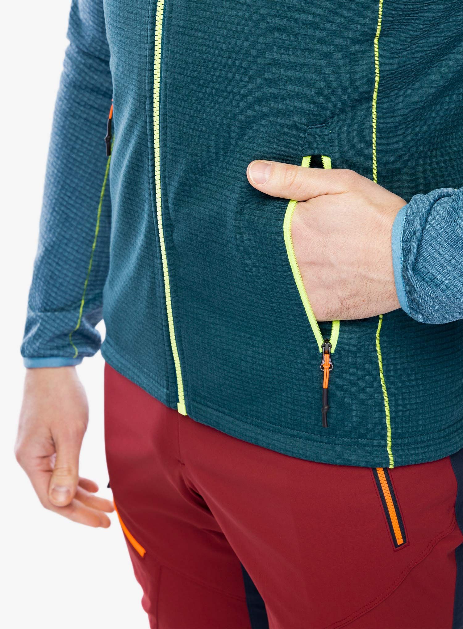 Mikina s kapucí Karpos Ambrizzola Full-Zip Hoodie - stargazer/niagara