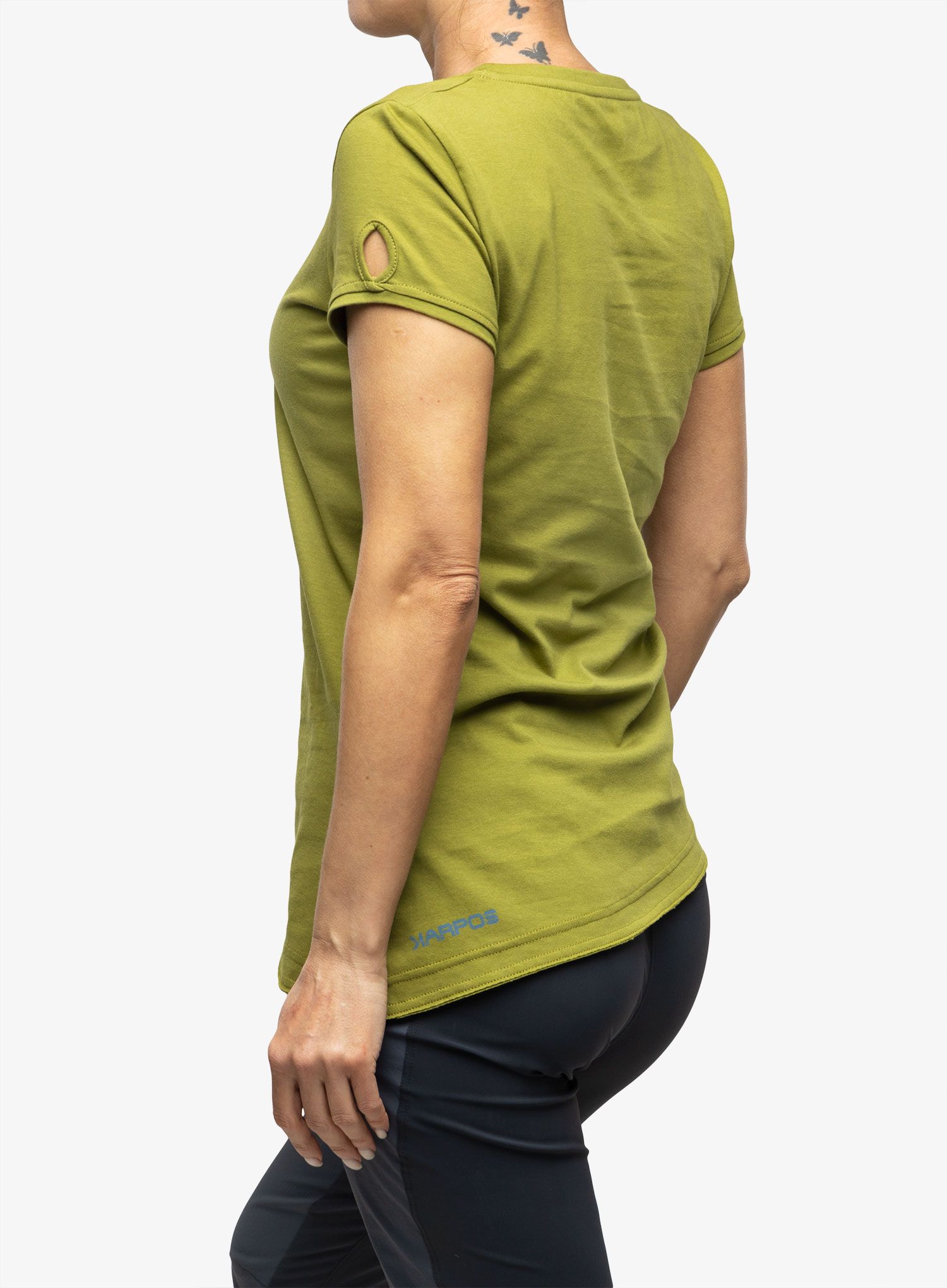 Bavlněné tričko dámské Karpos Anemone Evo T-shirt - guacamole