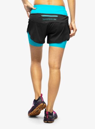 Běžecké kraťasy dámské Karpos Cengia Short - blue atoll/black