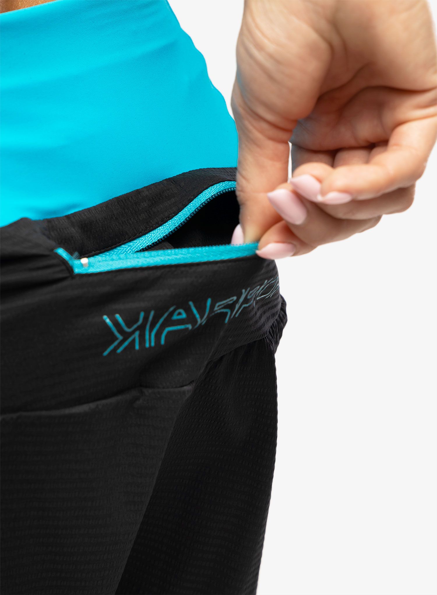 Běžecké kraťasy dámské Karpos Cengia Short - blue atoll/black