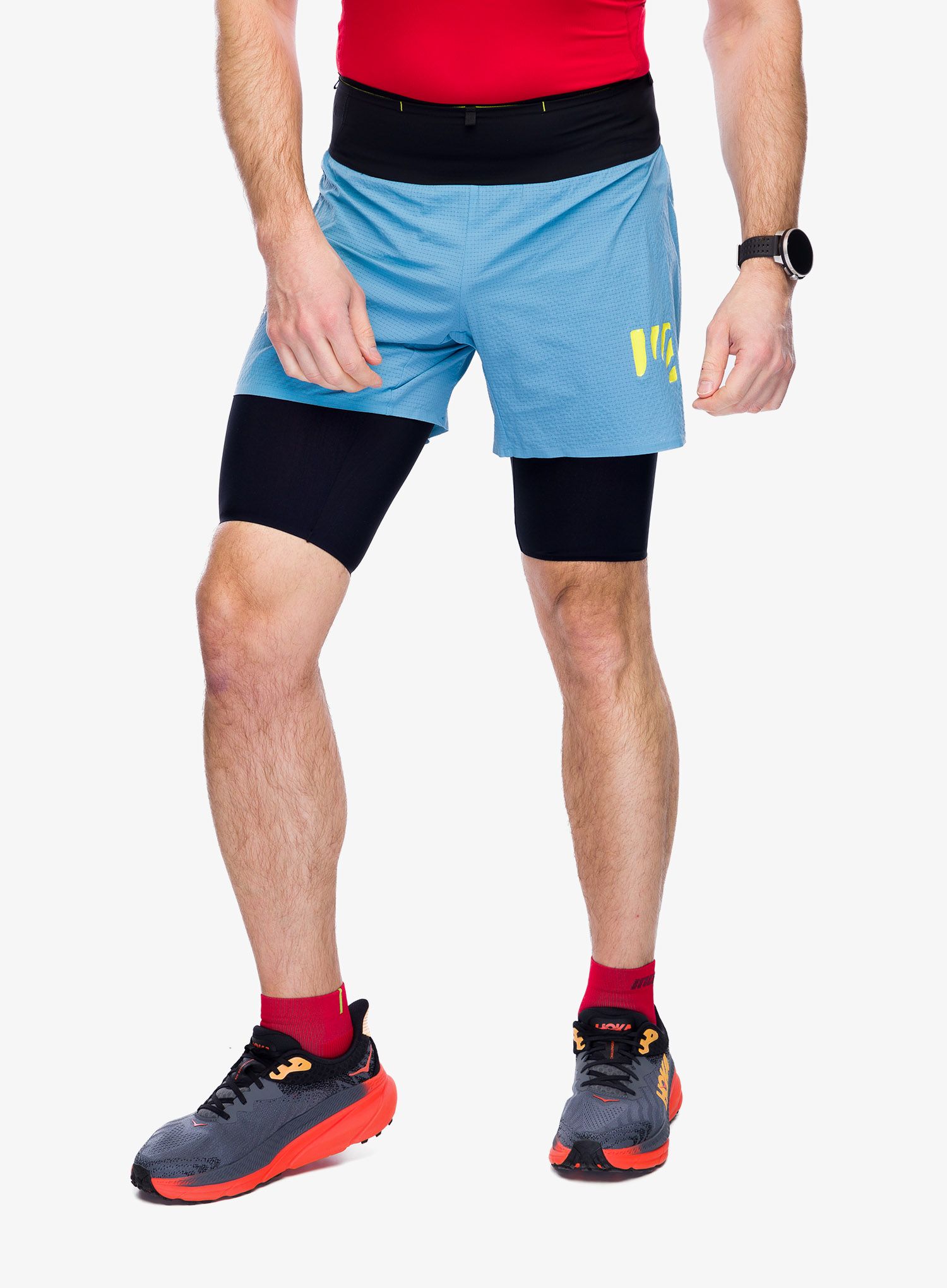 Běžecké kraťasy Karpos Cengia Short - niagara/black