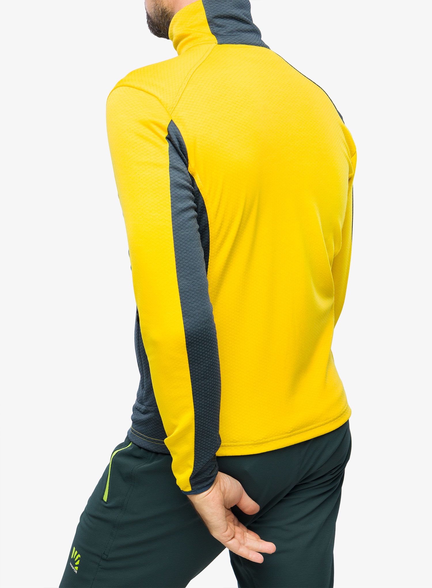 Rozepínací mikina Karpos Cherz Fleece - midnight/sulphur
