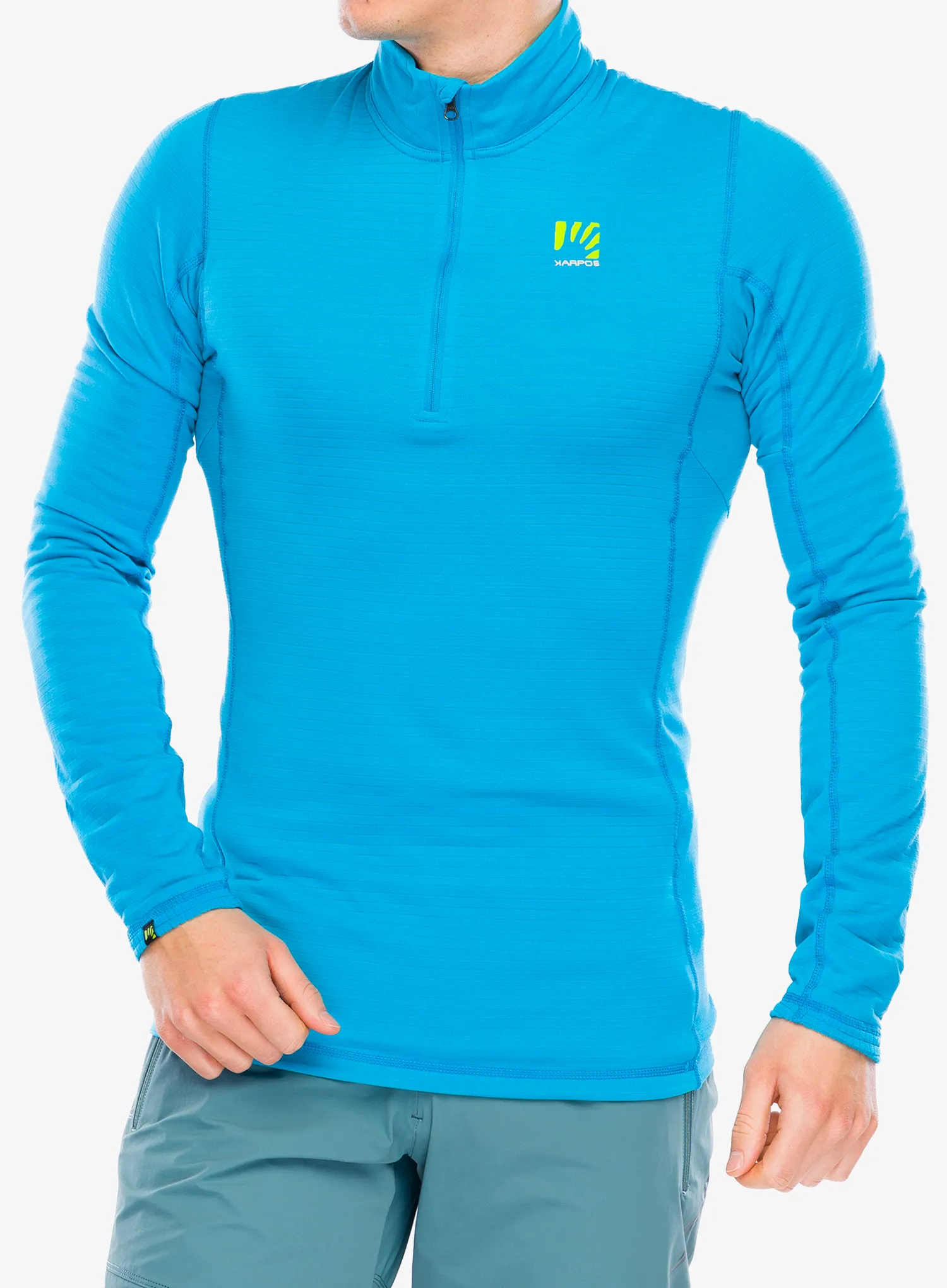 Mikina s 1/2 zipem Karpos Croda Light Half Zip - blue jewel