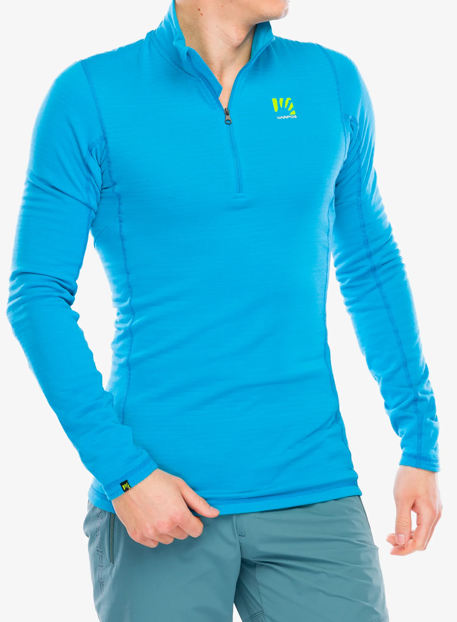 Mikina s 1/2 zipem Karpos Croda Light Half Zip - blue jewel