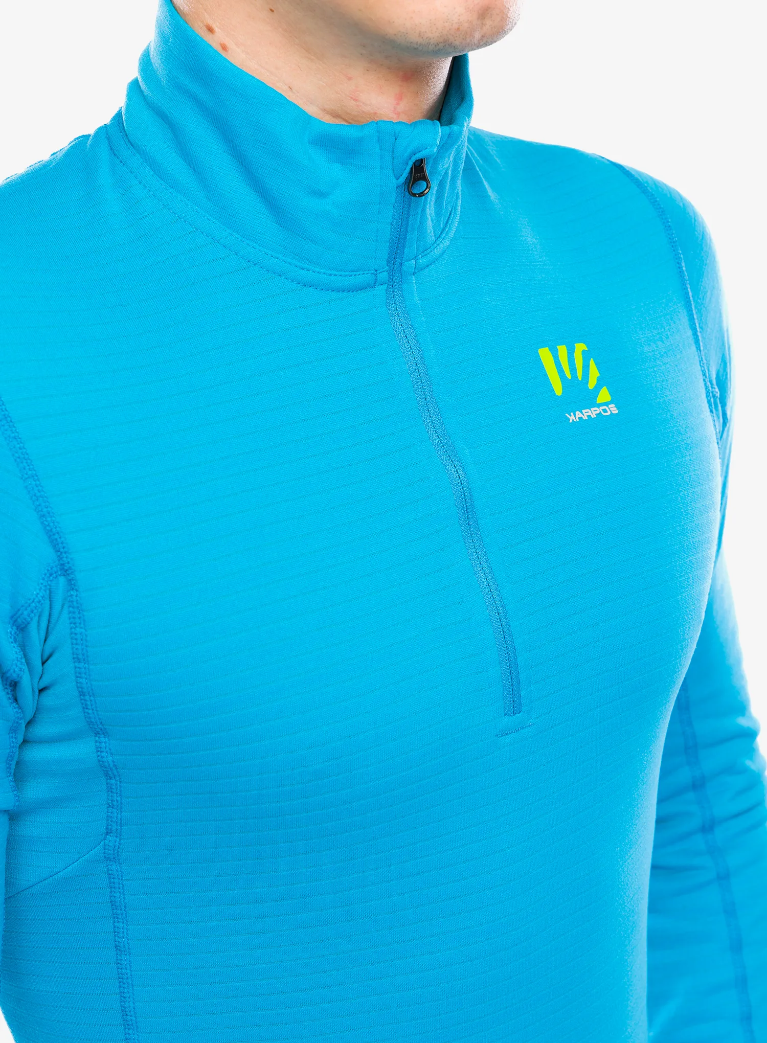 Mikina s 1/2 zipem Karpos Croda Light Half Zip - blue jewel